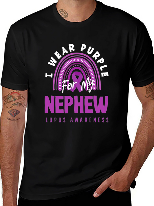 Purple Lupus Awareness Nephew T-Shirt