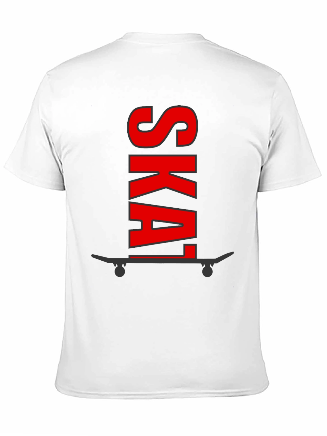 Skate Graphic Tee - Black Cotton Skateboard Shirt