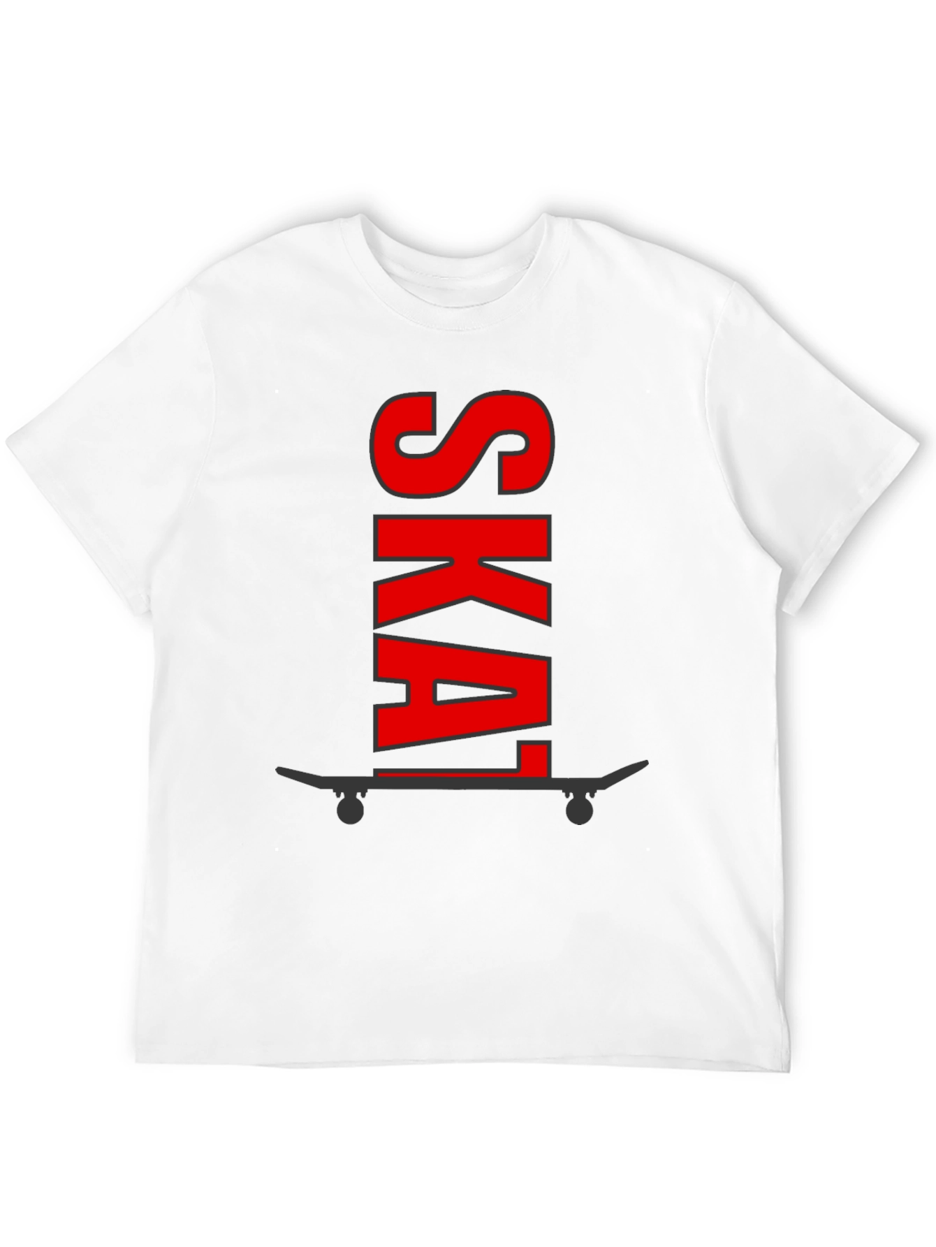 Skate Graphic Tee - Black Cotton Skateboard Shirt