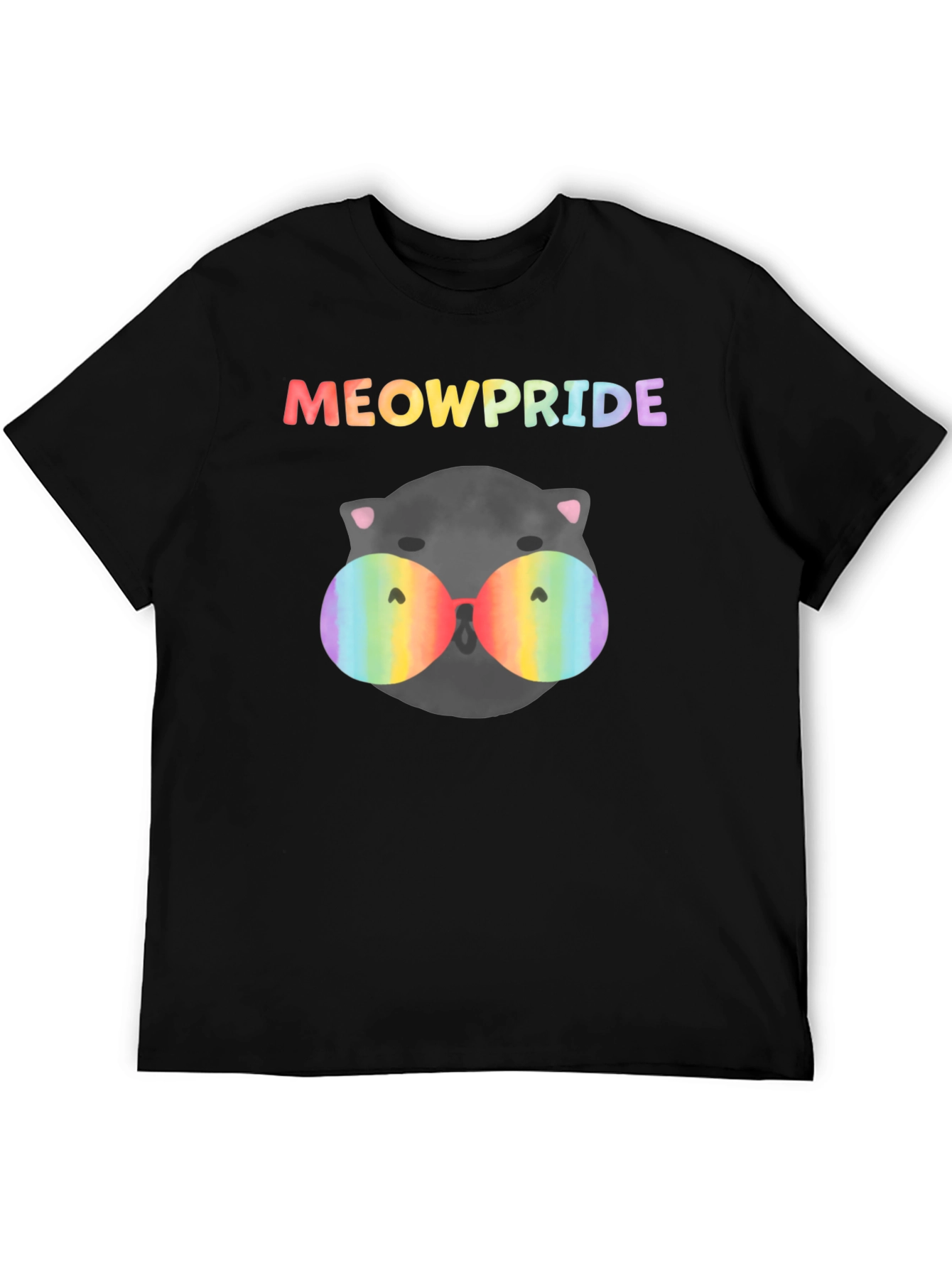 MeowPride T-Shirt - Rainbow Cat Pride Shirt