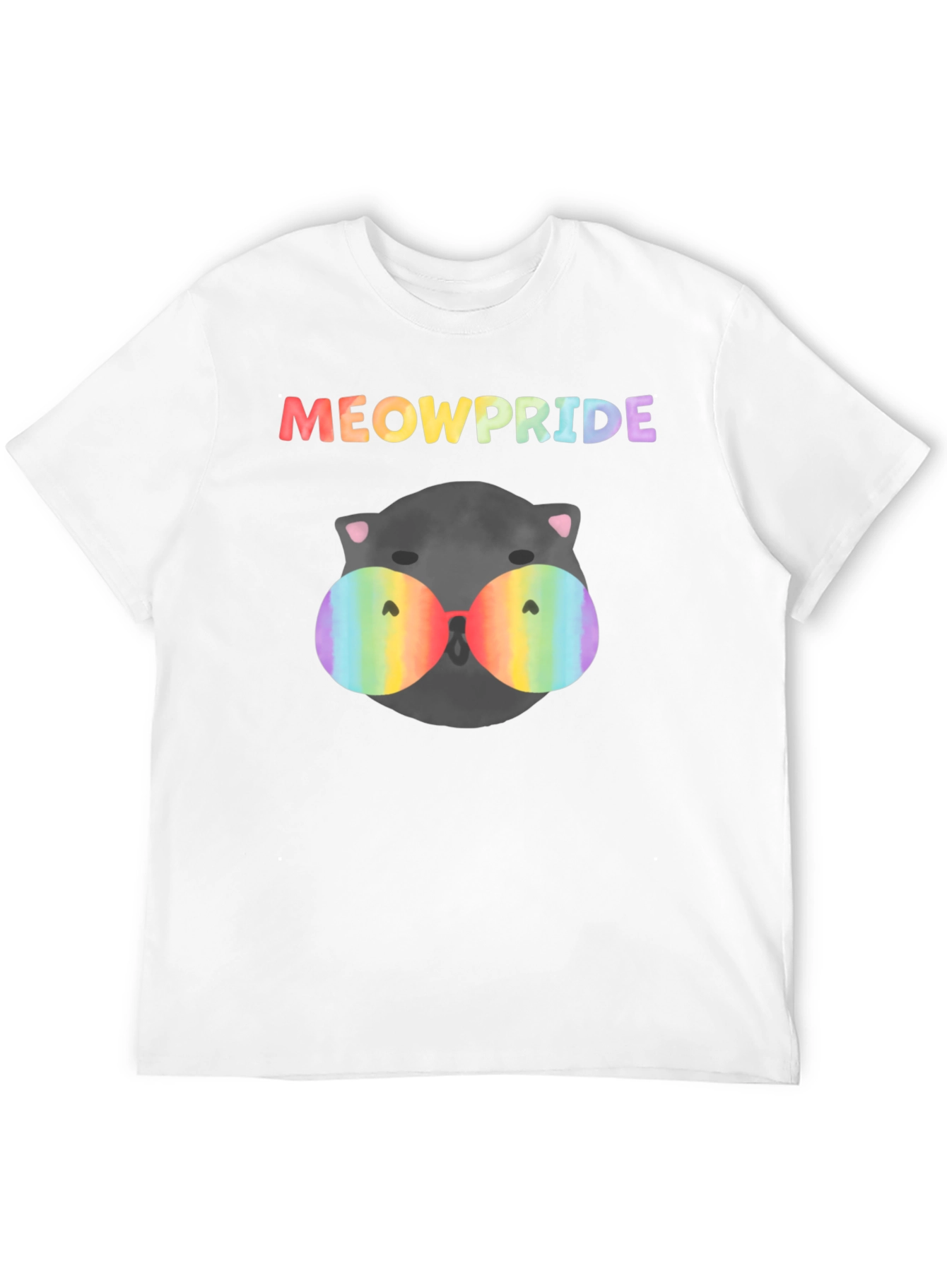 MeowPride T-Shirt - Rainbow Cat Pride Shirt