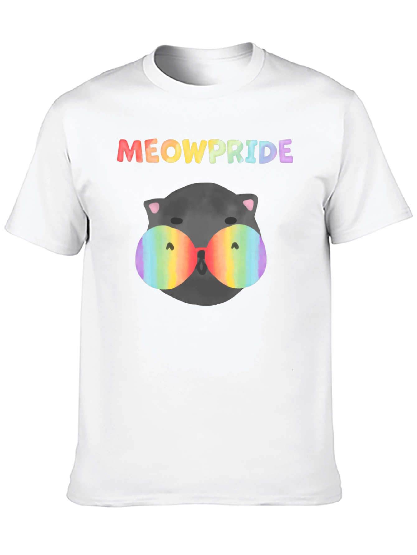 MeowPride T-Shirt - Rainbow Cat Pride Shirt