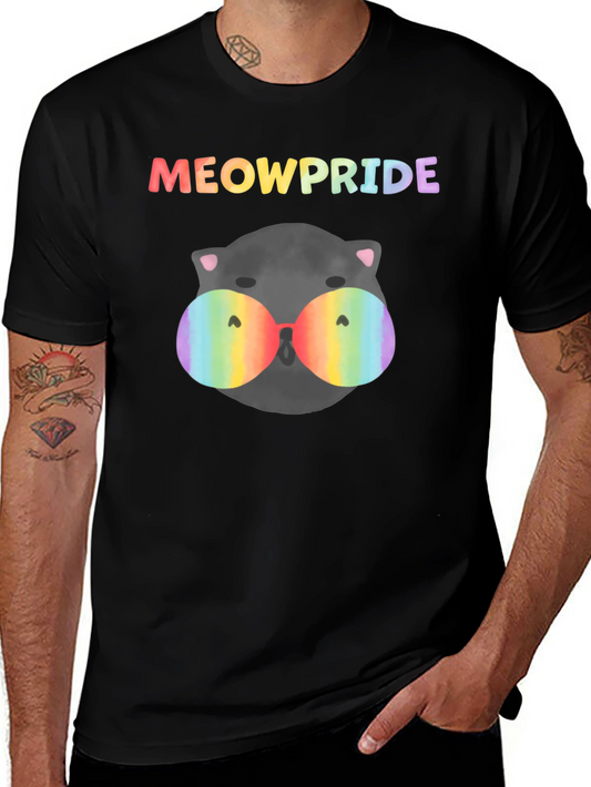 MeowPride T-Shirt - Rainbow Cat Pride Shirt
