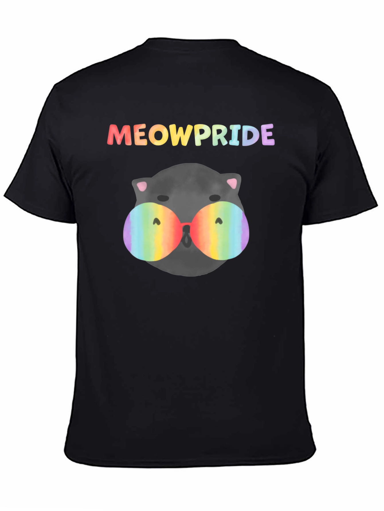 MeowPride T-Shirt - Rainbow Cat Pride Shirt