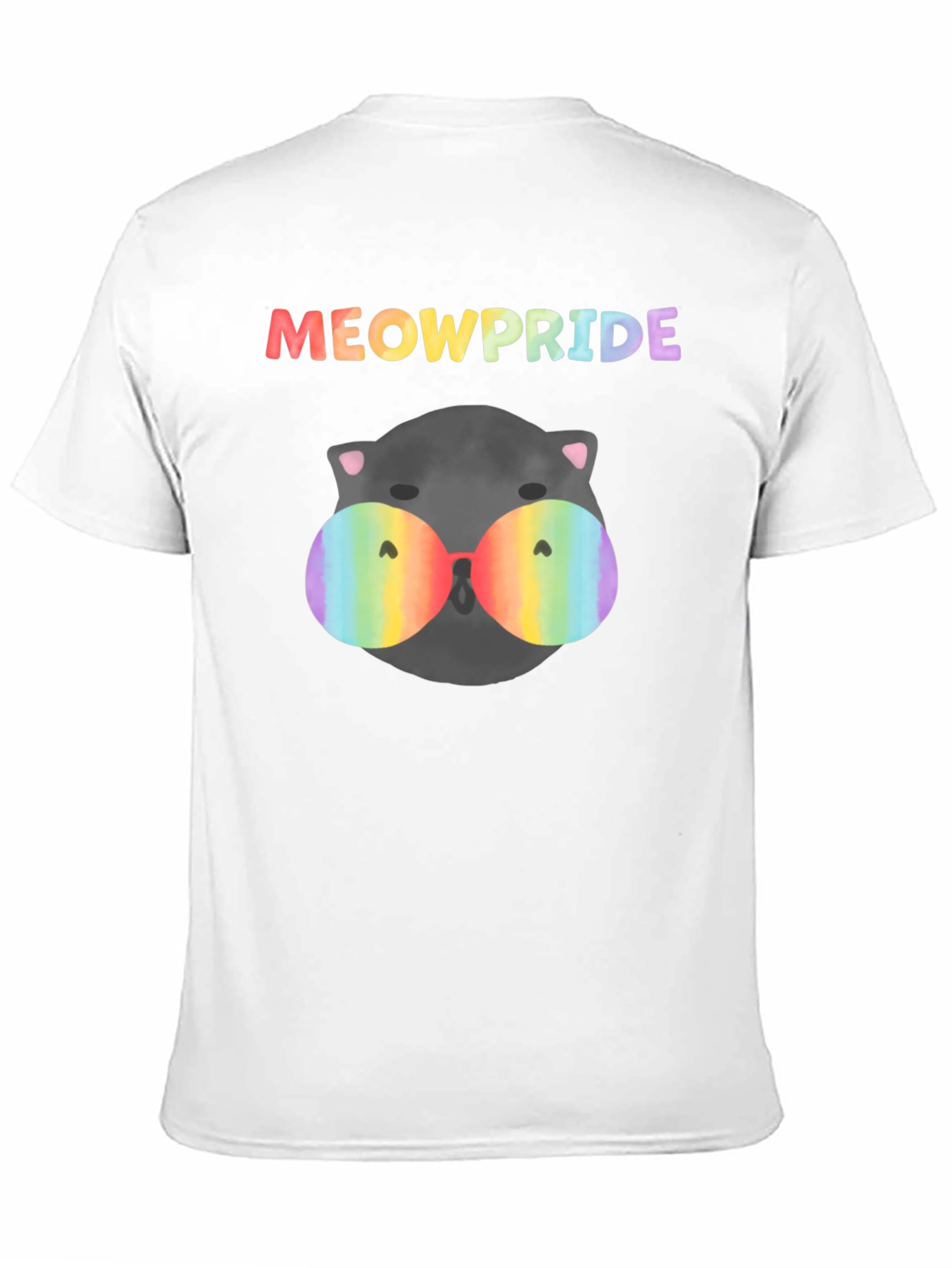 MeowPride T-Shirt - Rainbow Cat Pride Shirt