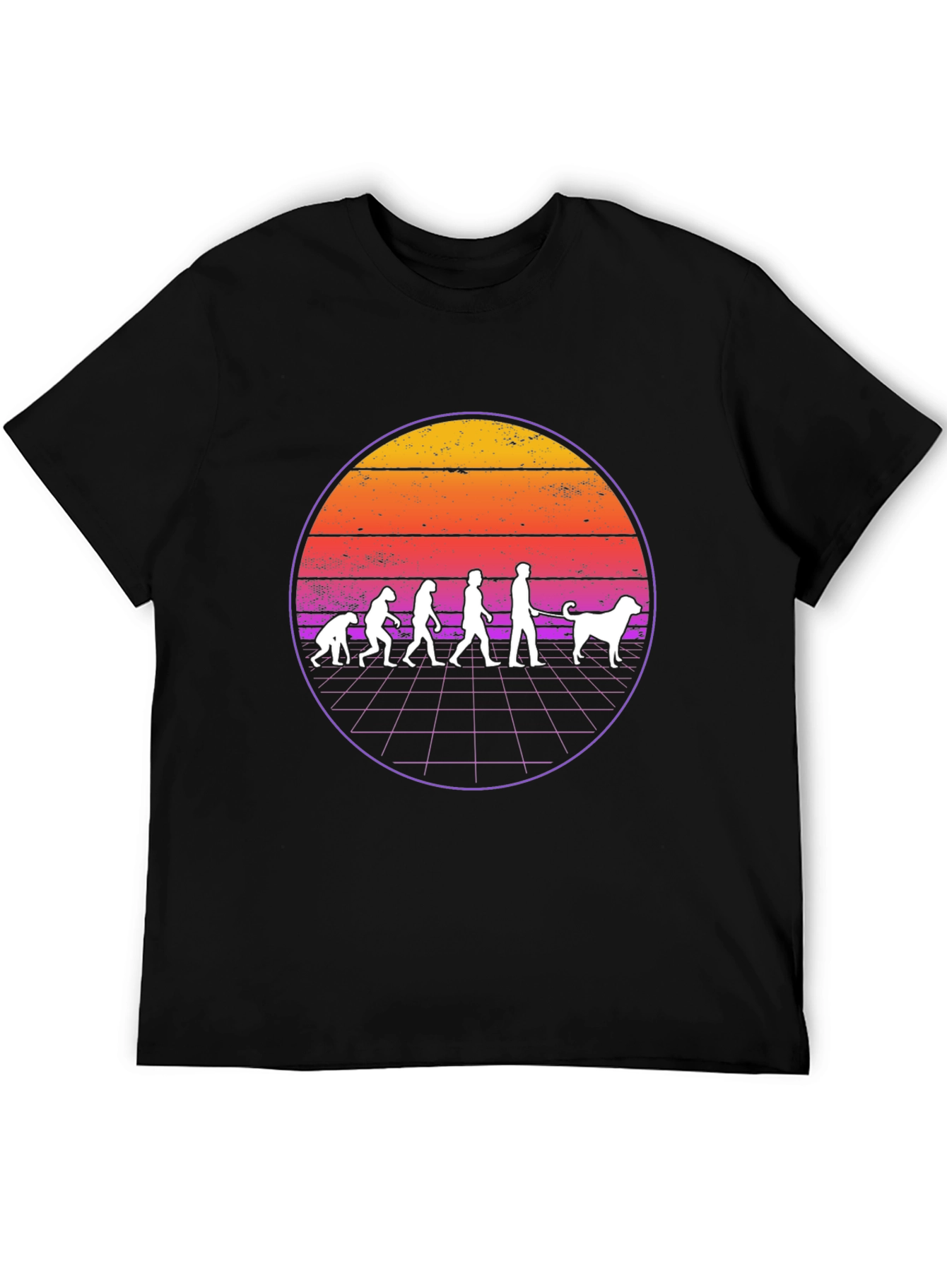 Evolution of Dog Walking T-Shirt