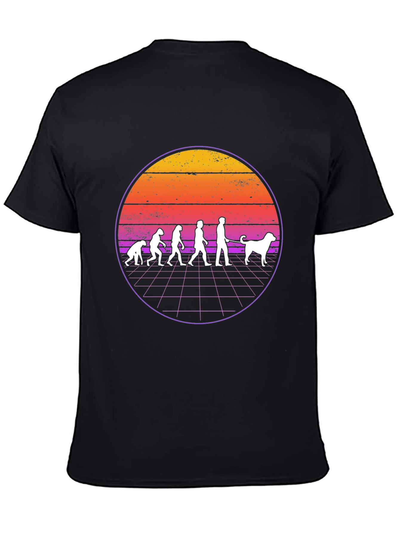 Evolution of Dog Walking T-Shirt