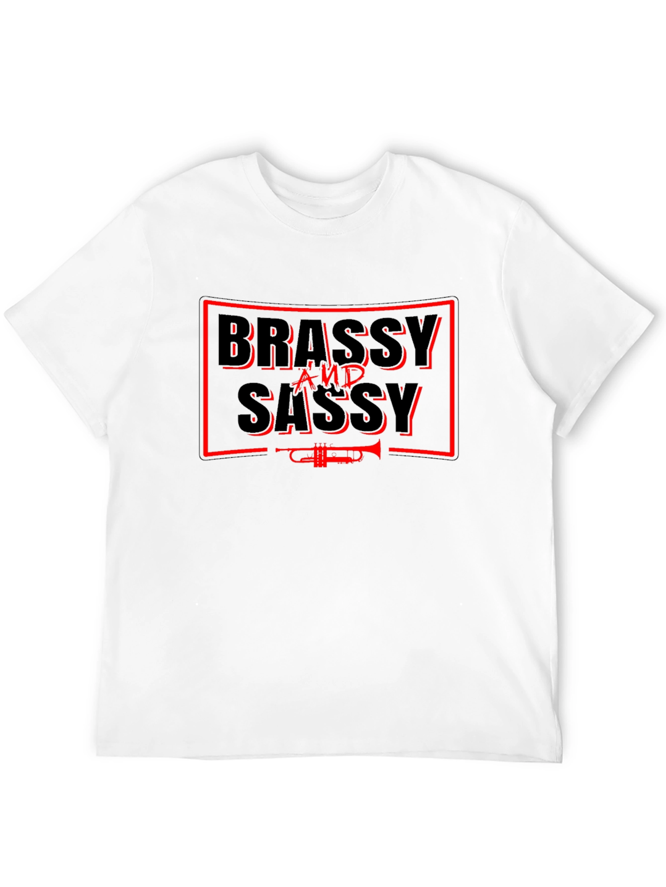 Brassy & Sassy Graphic Tee - Black T-Shirt