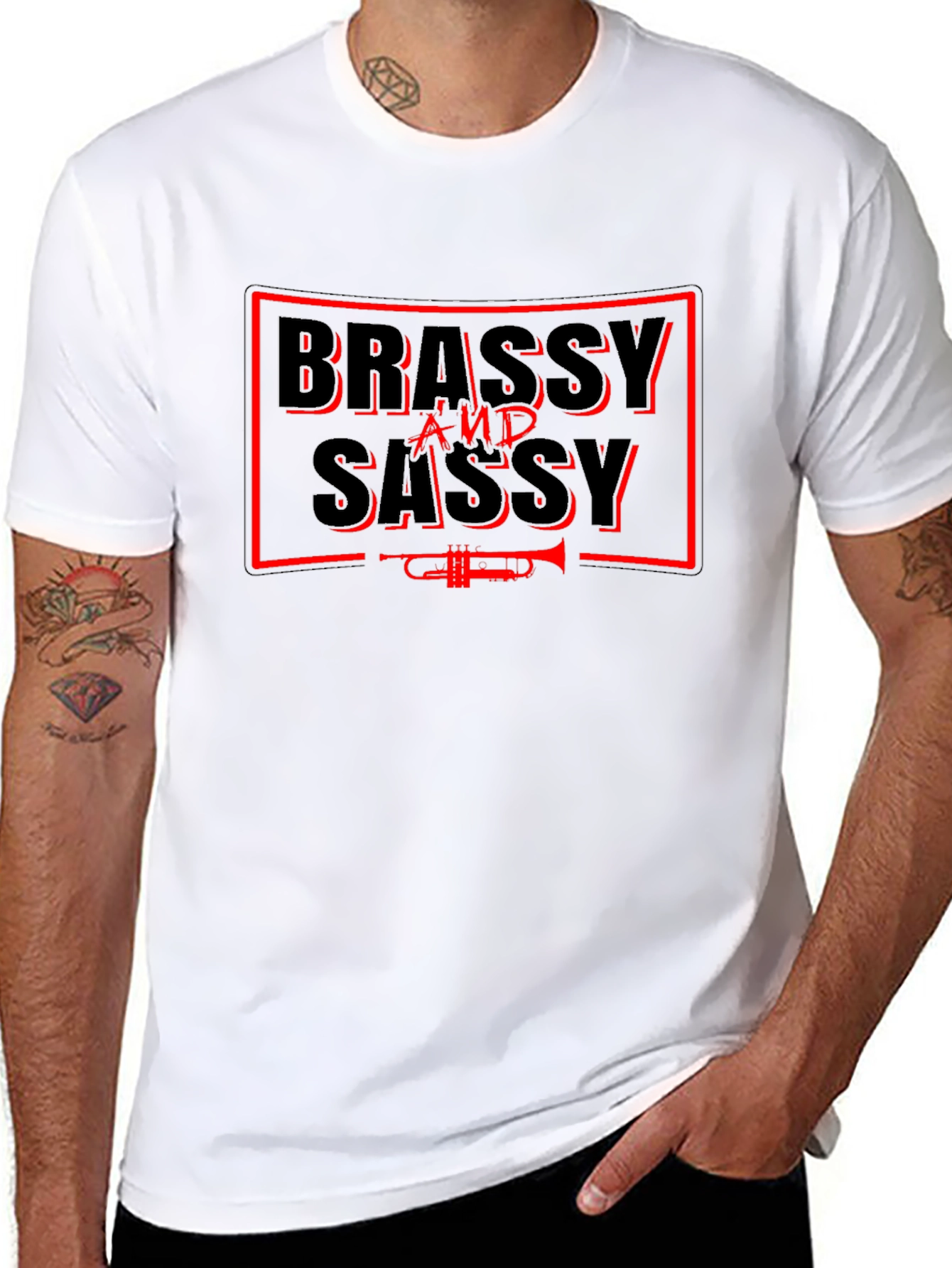 Brassy & Sassy Graphic Tee - Black T-Shirt