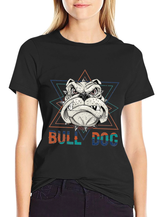 Bulldog Graphic Tee - Cool Dog Lover T-Shirt