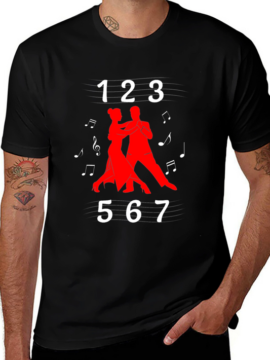 Dance T-Shirt - 123567 Musical Note Tee