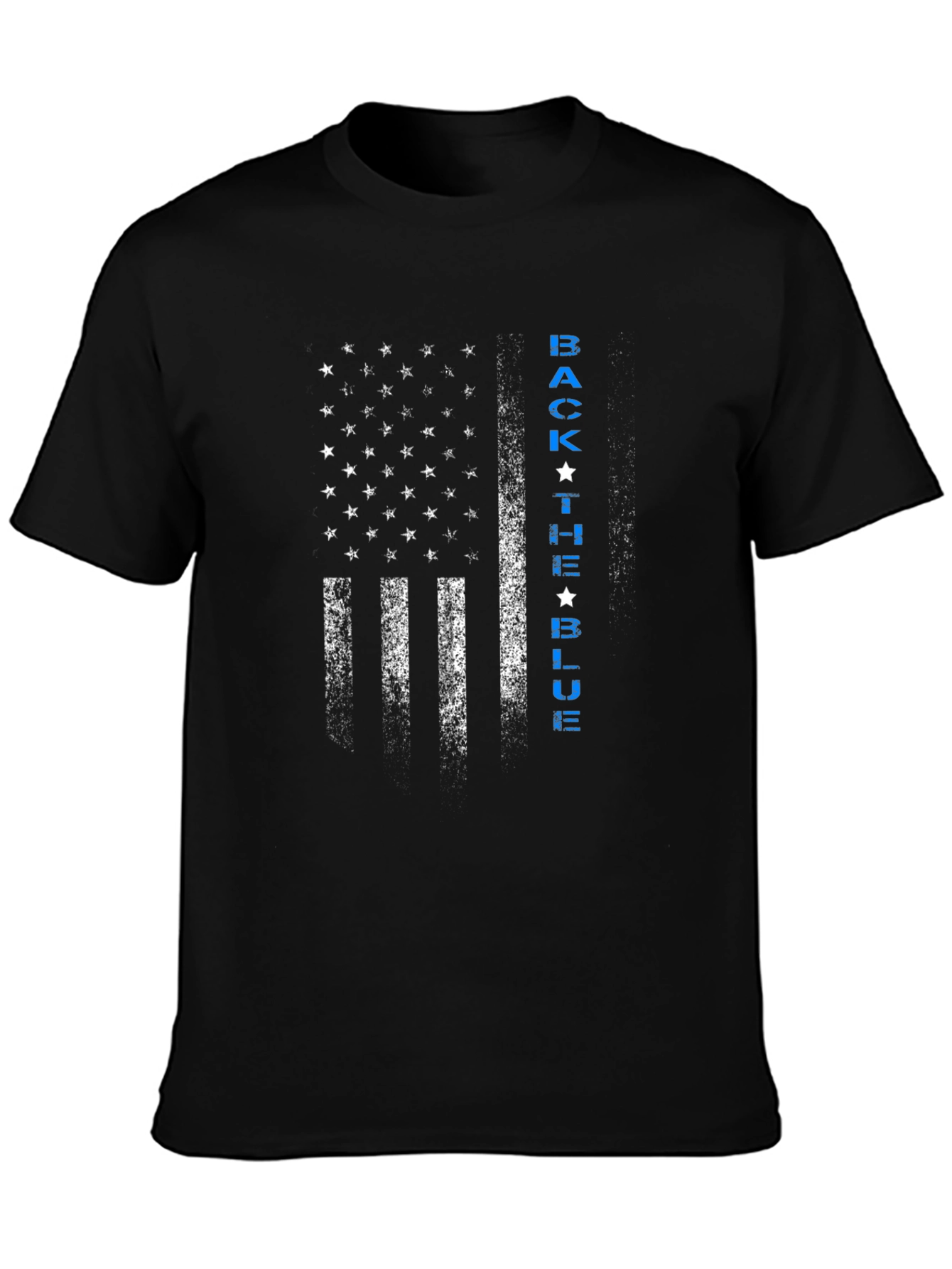 Back the Blue USA Flag T-Shirt