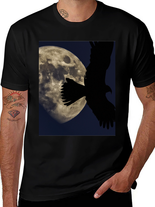 Eagle Moon Graphic T-Shirt