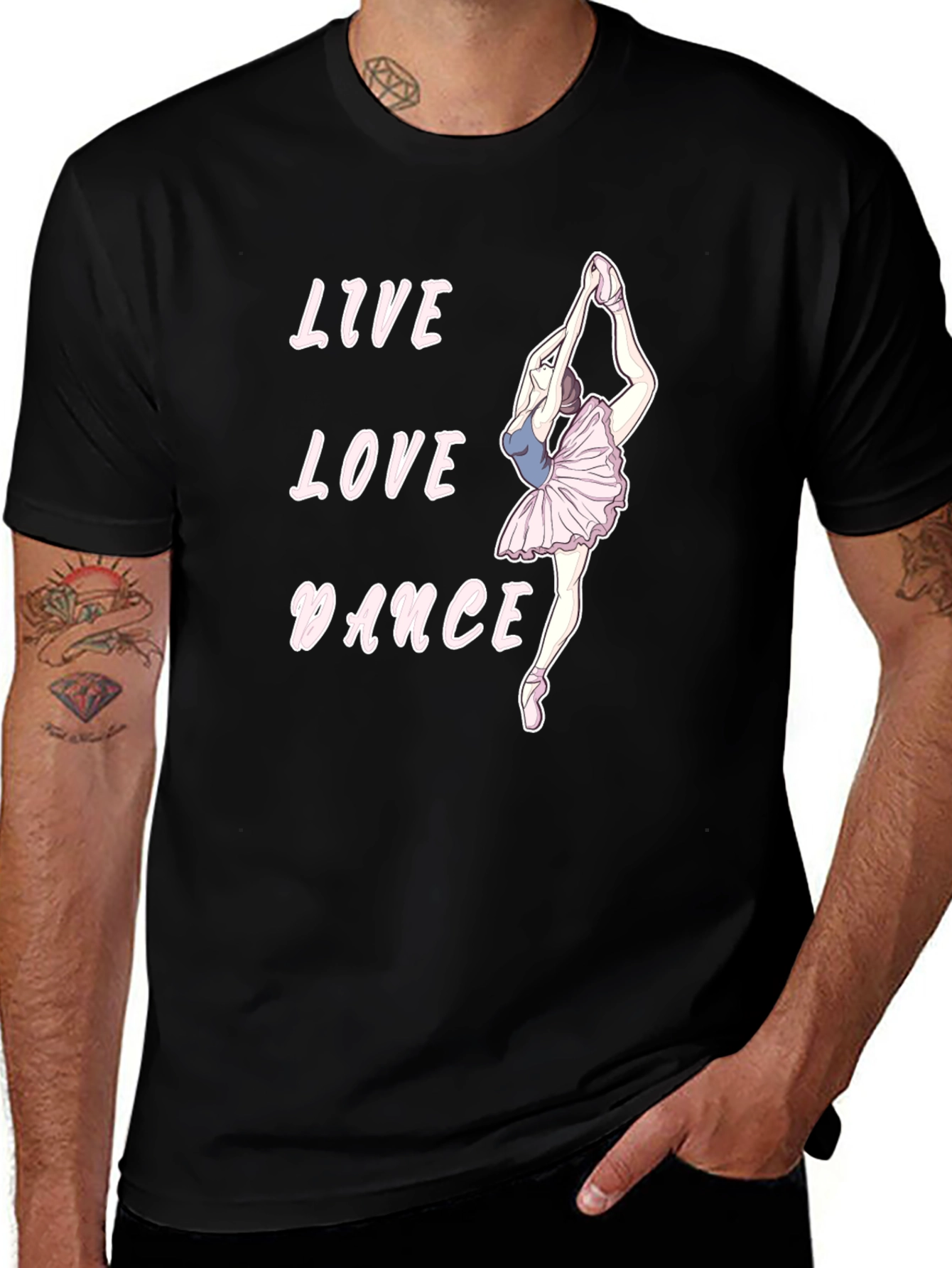 Live Love Dance Black T-Shirt