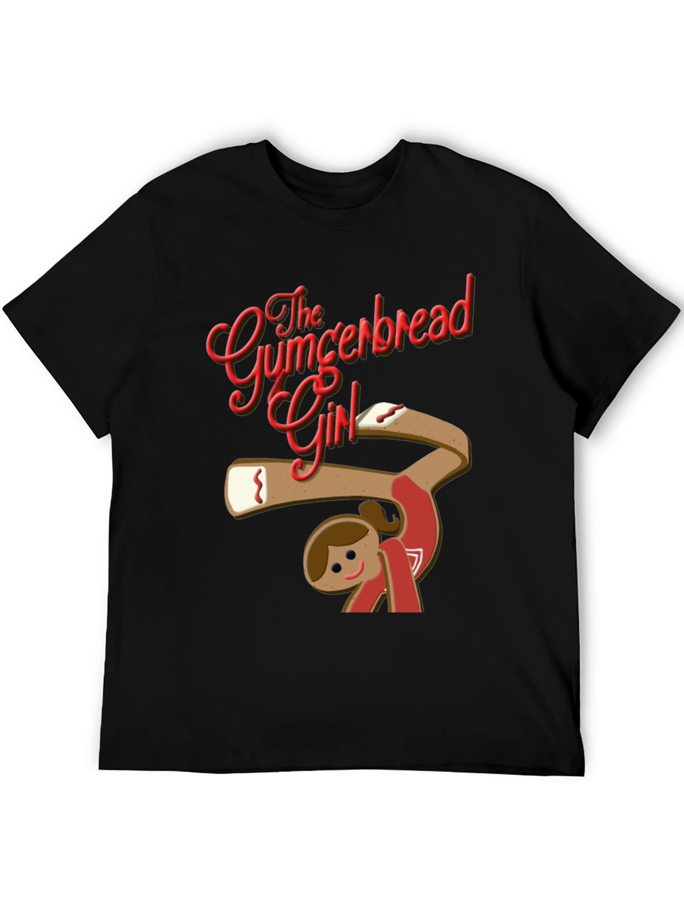 The Gumcerbread Girl Black T-Shirt