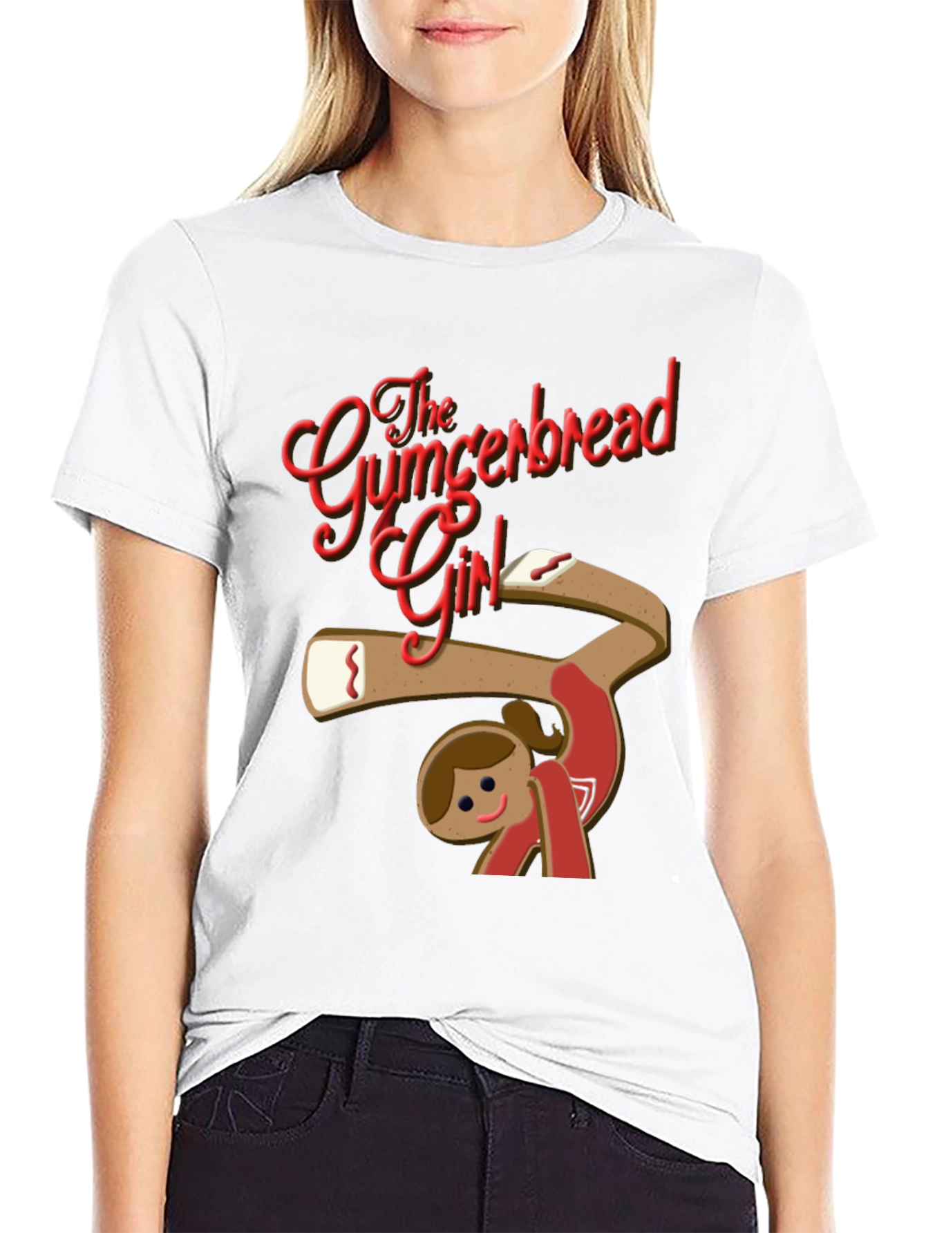 The Gumcerbread Girl Black T-Shirt
