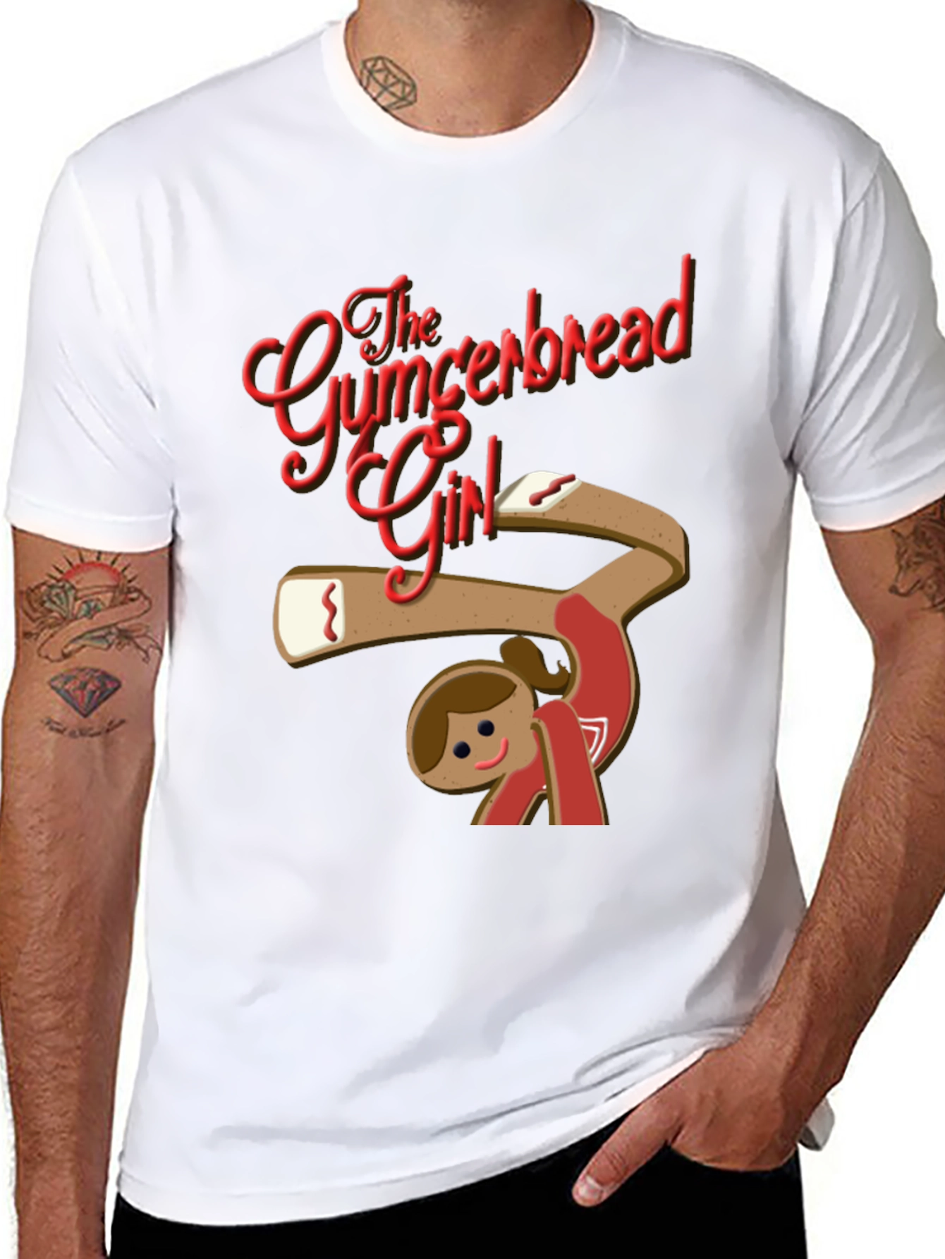 The Gumcerbread Girl Black T-Shirt