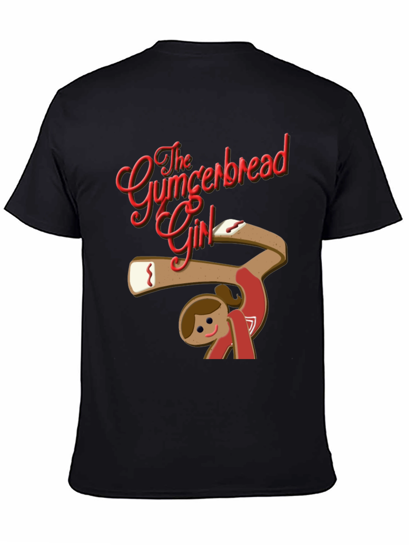 The Gumcerbread Girl Black T-Shirt