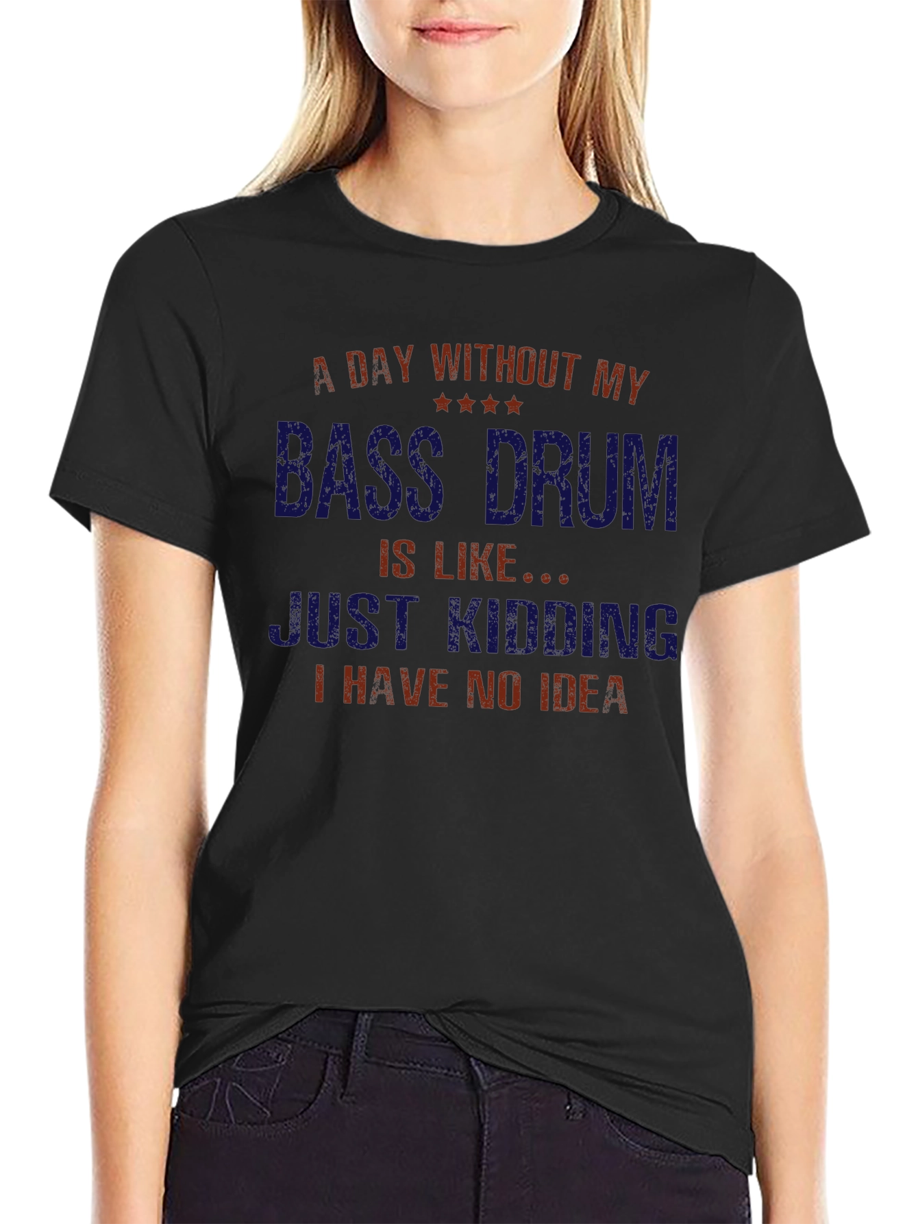 Bass Drum T-Shirt - Funny Musician Tee