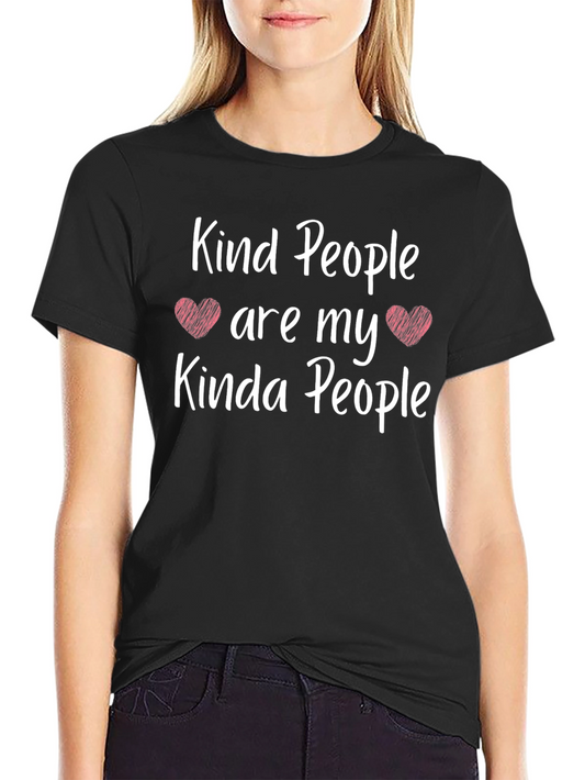 Kind People T-Shirt Black - Positive Vibes