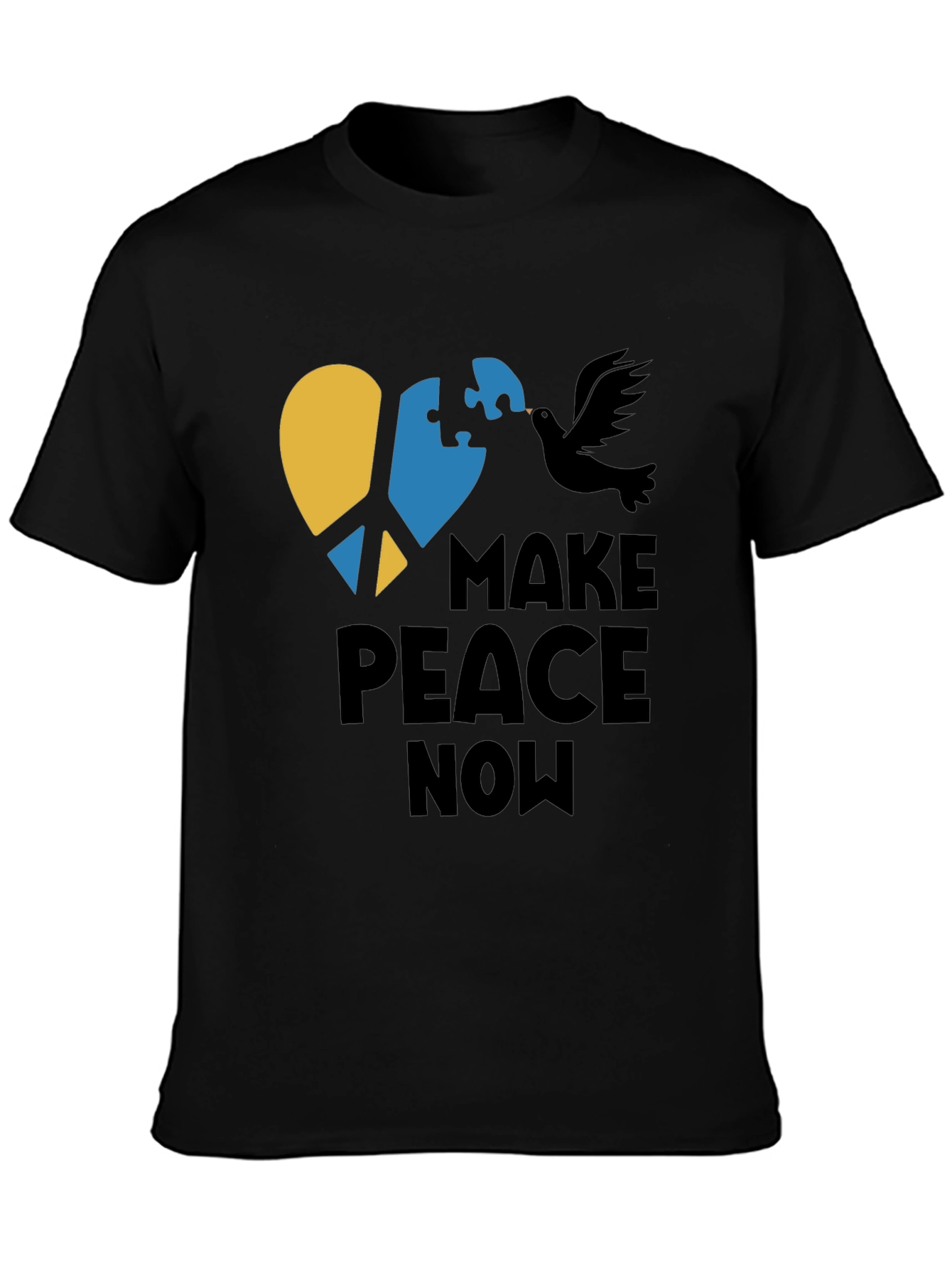 Make Peace Now T-Shirt - Ukraine Solidarity