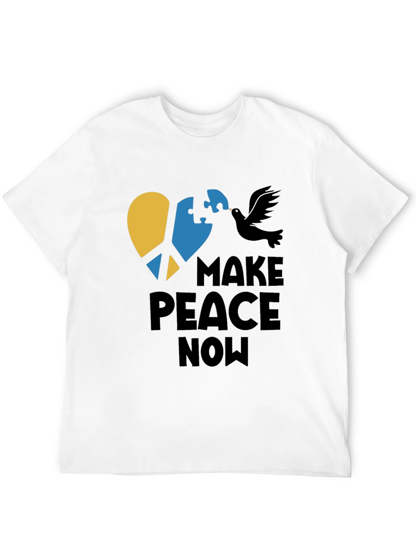 Make Peace Now T-Shirt - Ukraine Solidarity