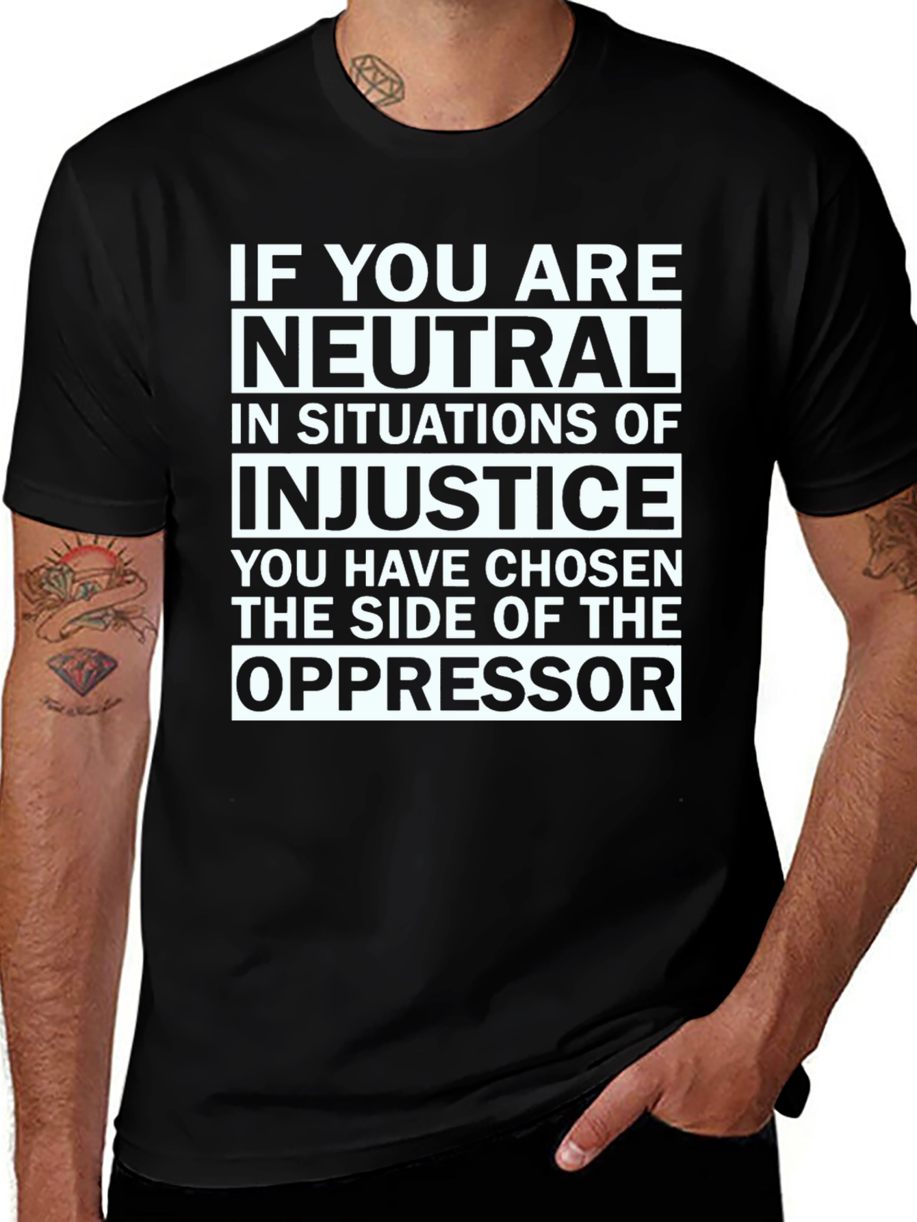 Neutrality T-Shirt: Stand Against Injustice