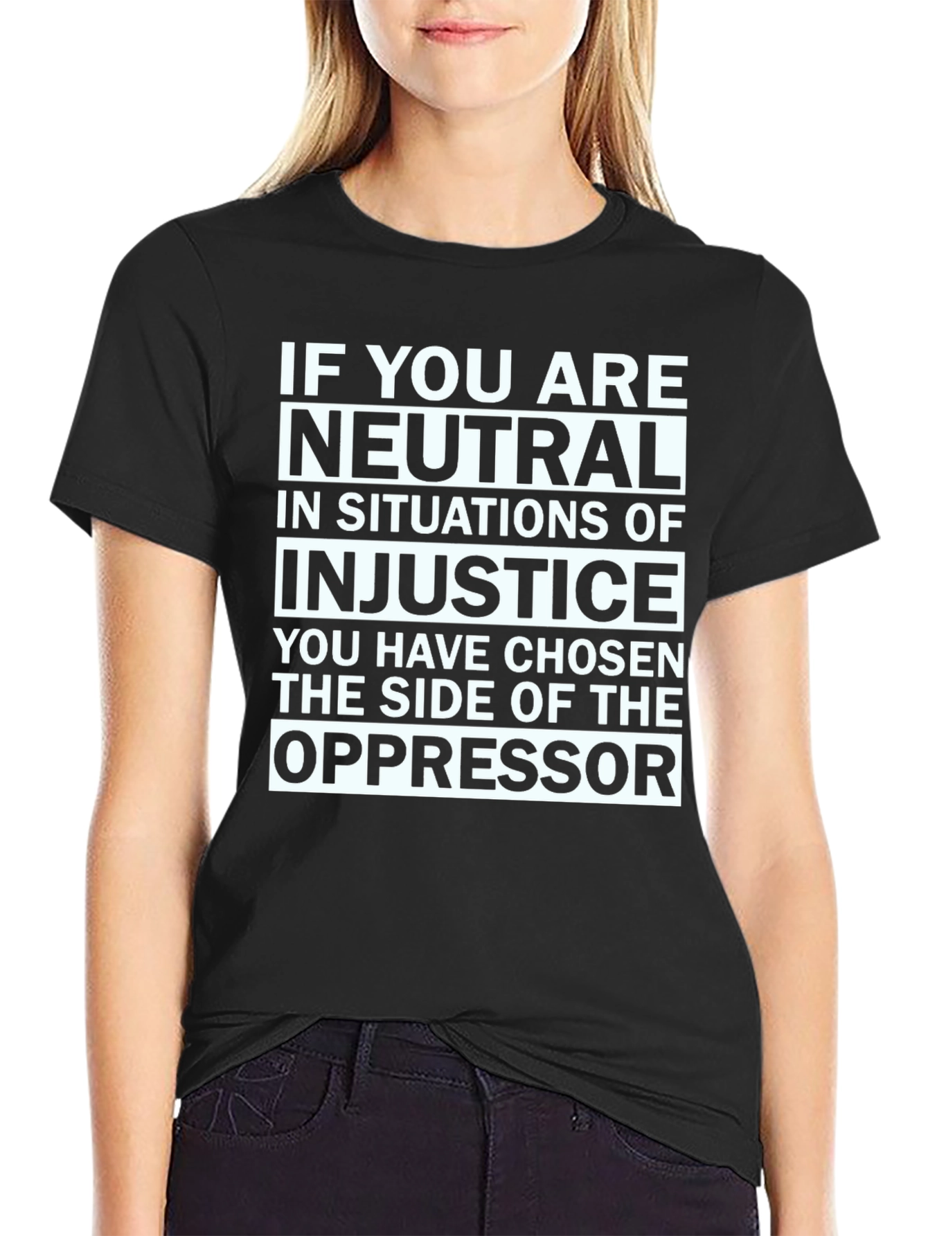 Neutrality T-Shirt: Stand Against Injustice