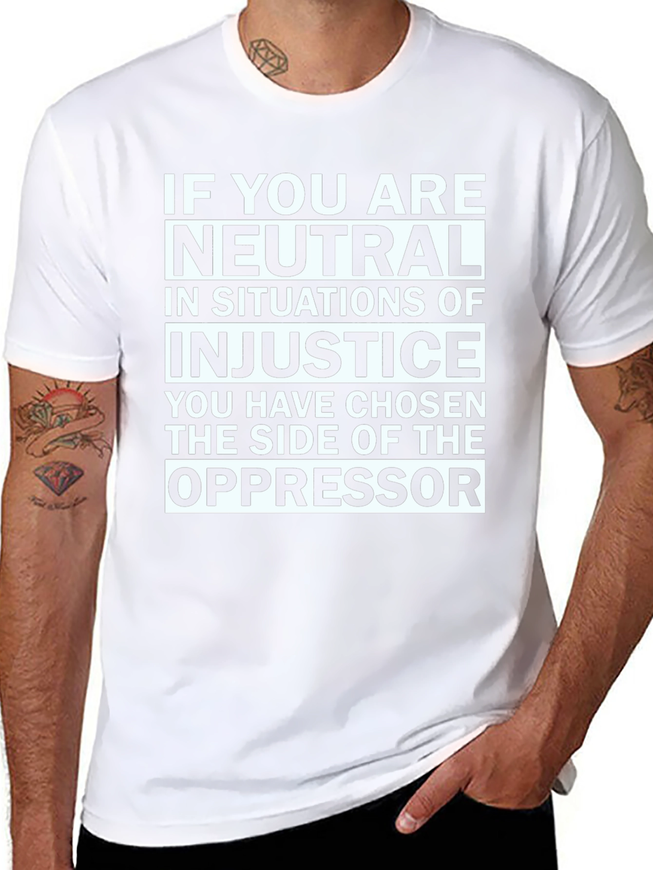 Neutrality T-Shirt: Stand Against Injustice