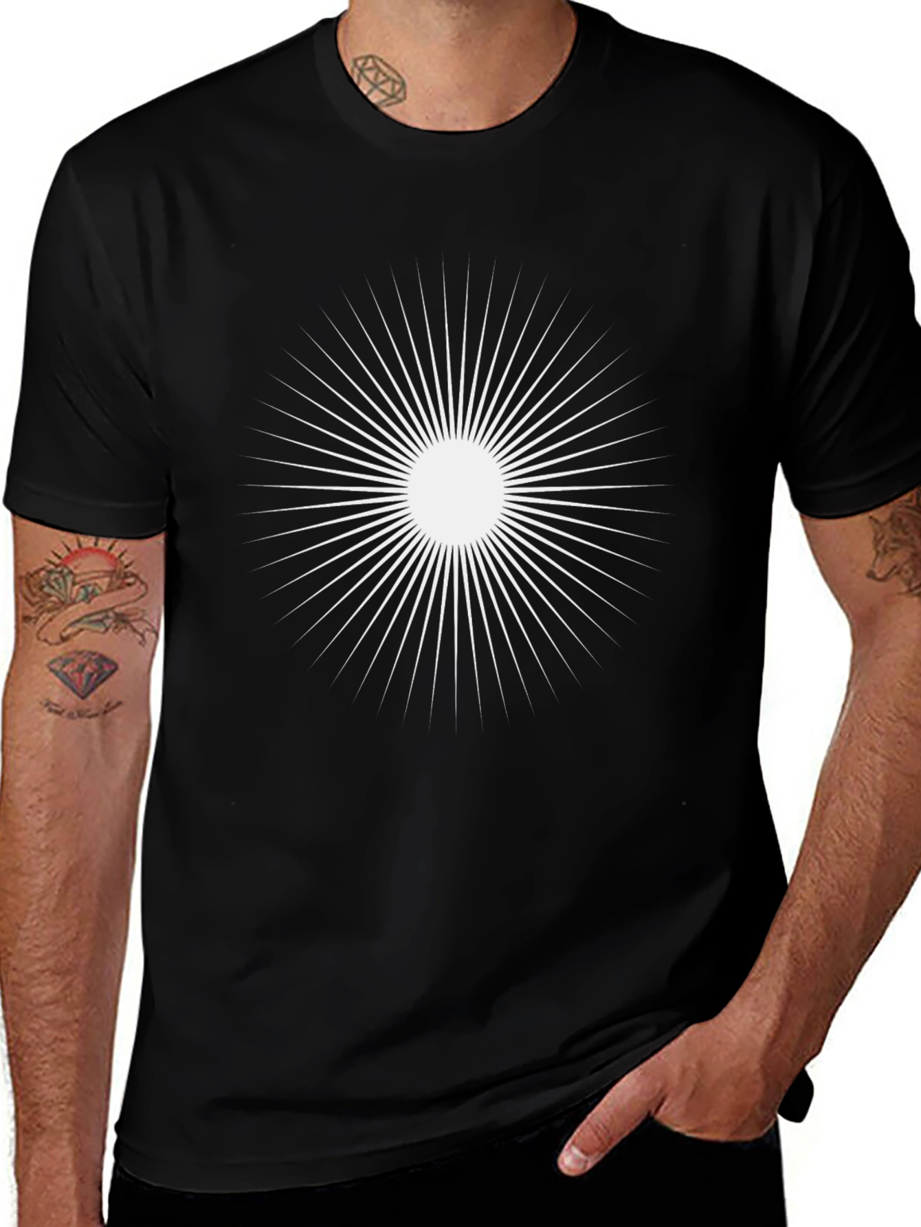 Starburst Graphic Tee - Modern Casual Style