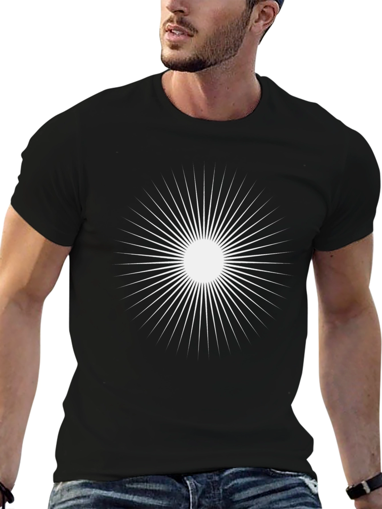 Starburst Graphic Tee - Modern Casual Style