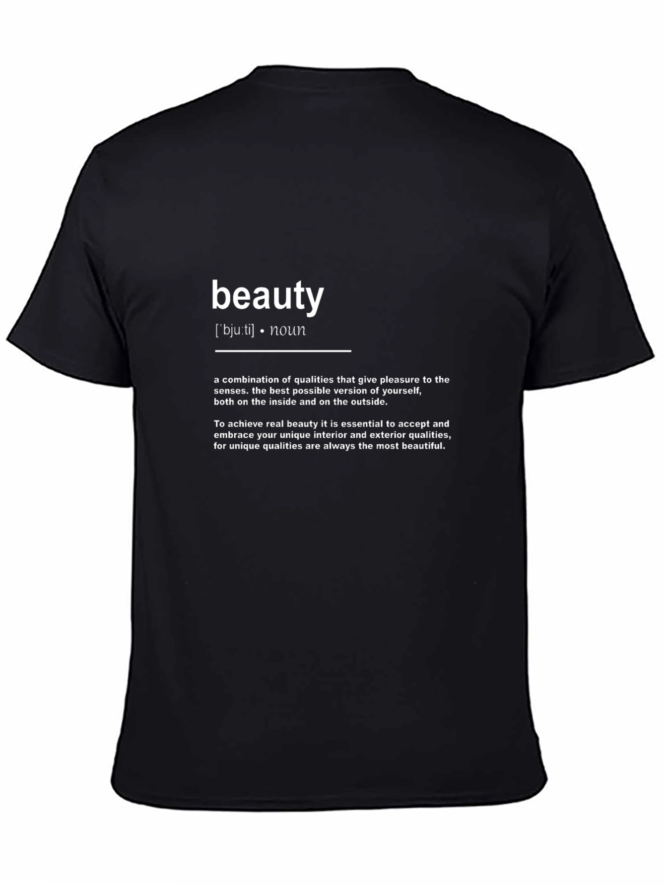 Beauty Definition Black T-Shirt