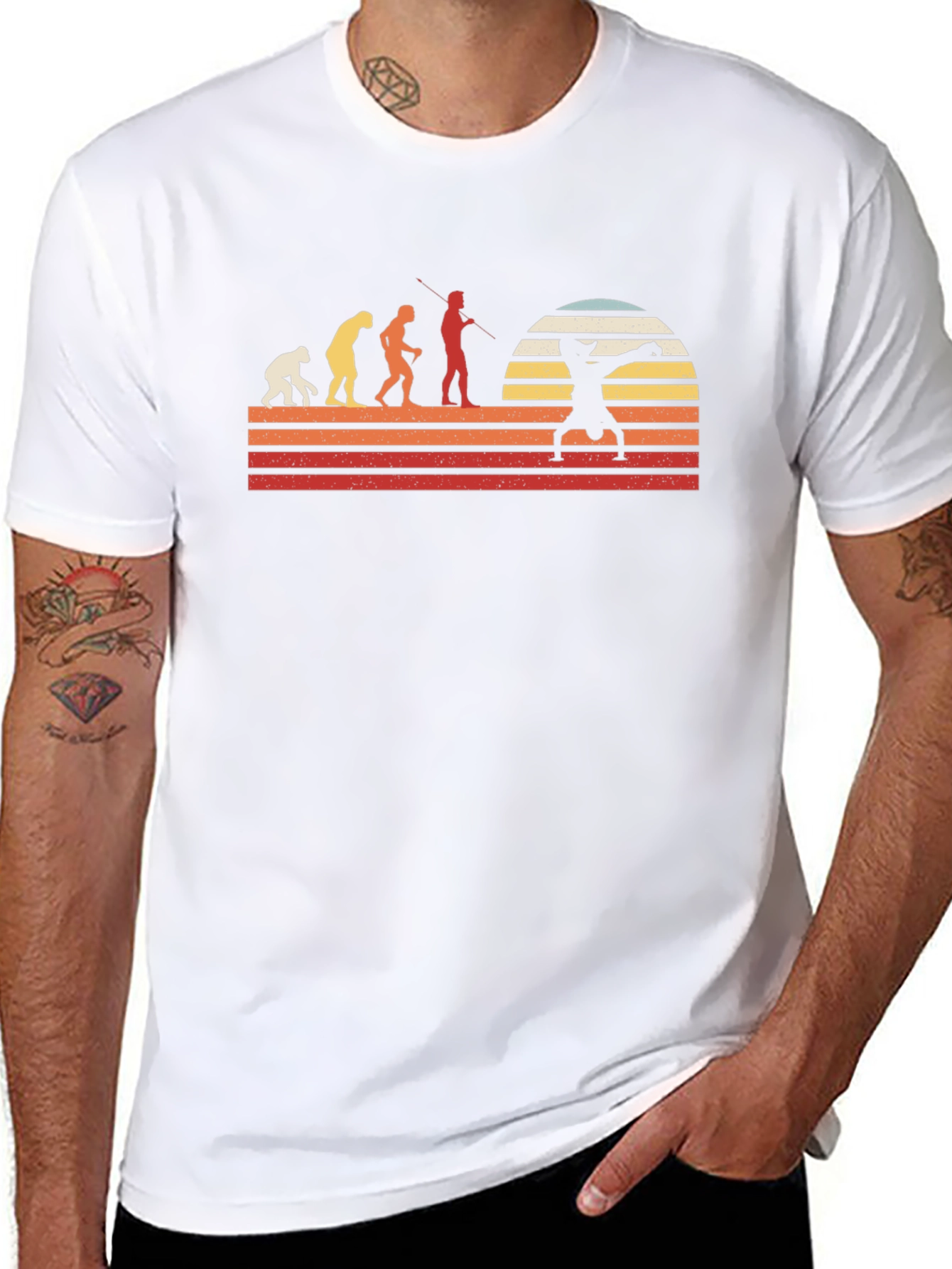 Evolution of Wrestling Retro T-Shirt