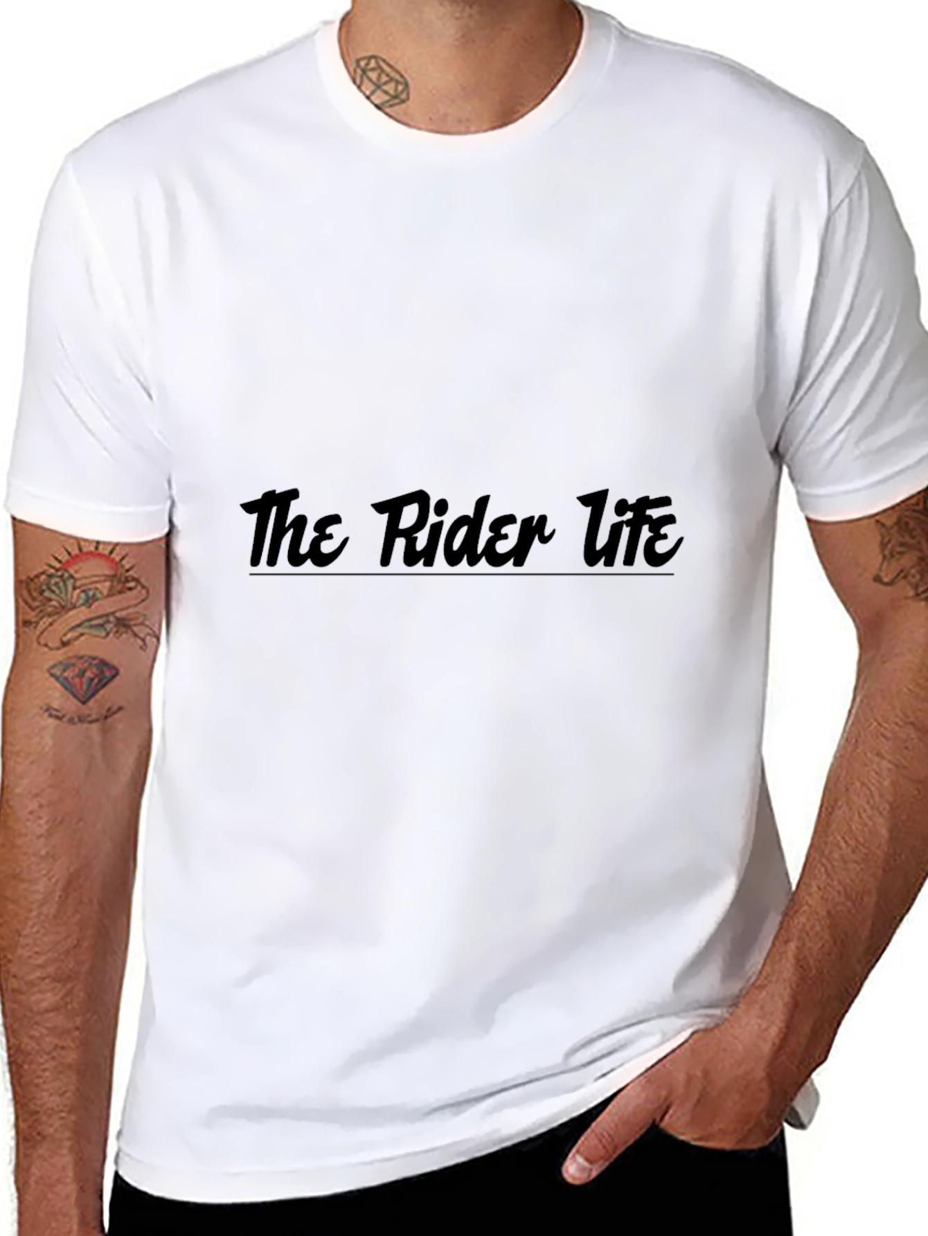 The Rider Life Black T-Shirt