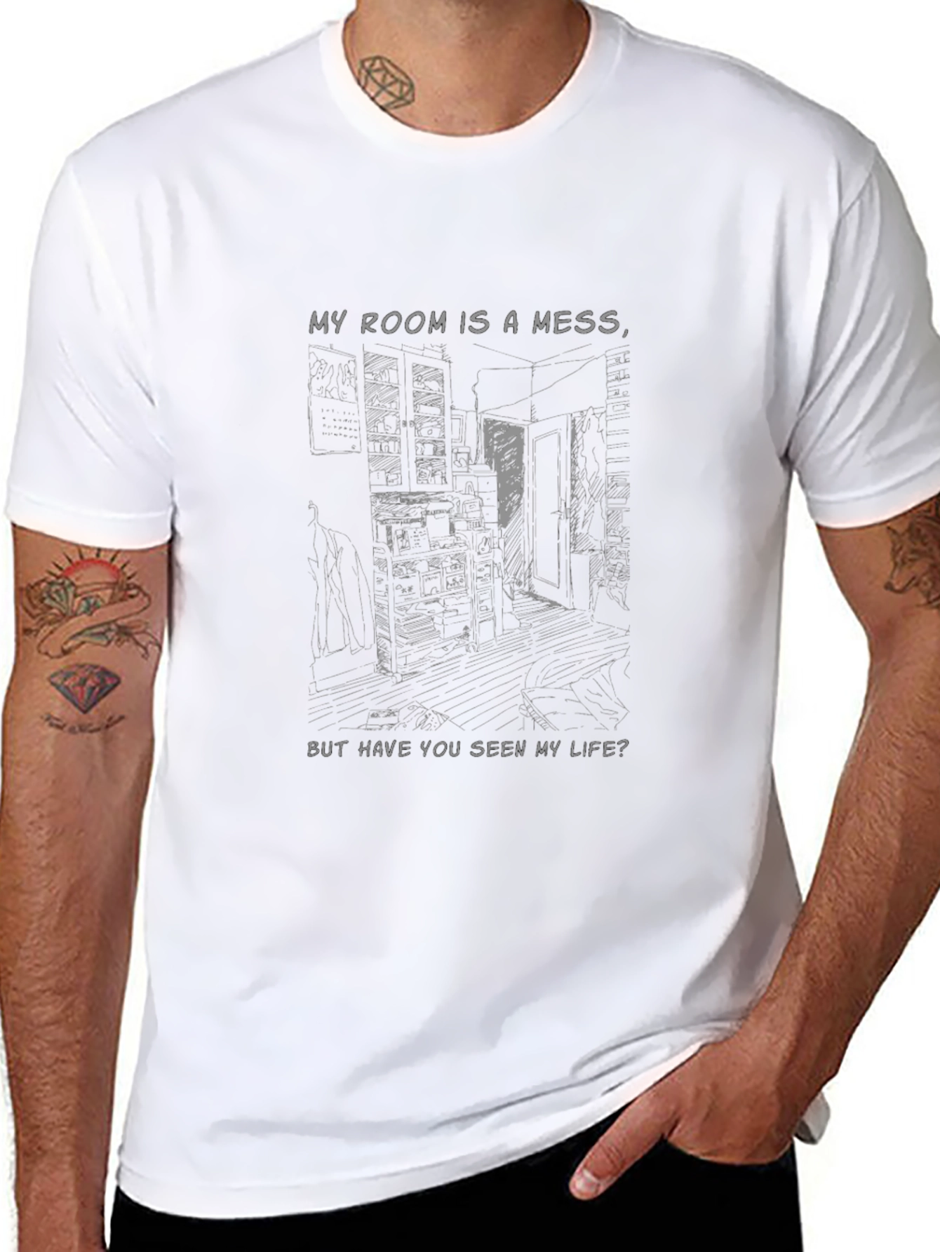 My Room is a Mess Graphic T-Shirt