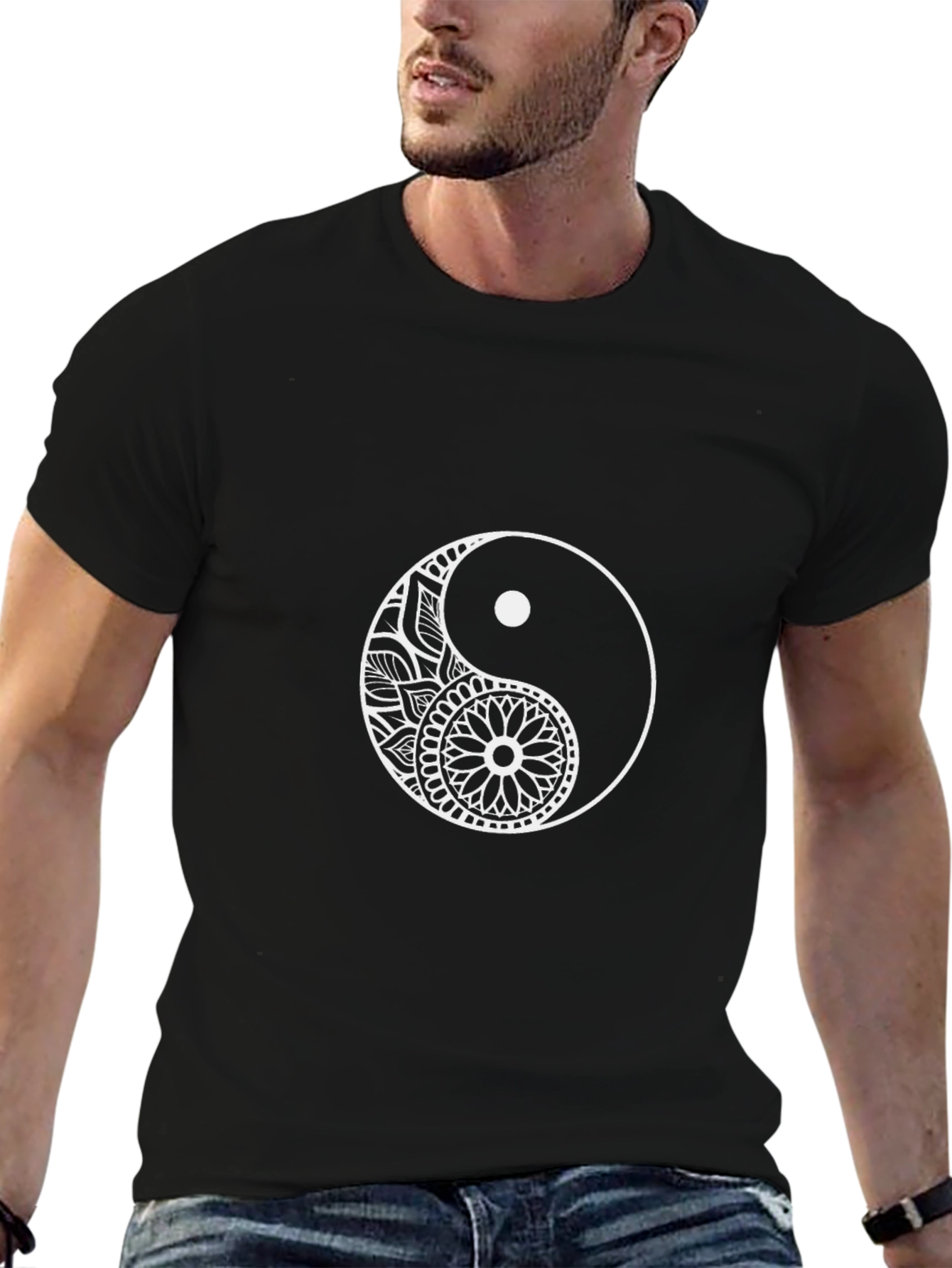 Yin Yang Mandala T-Shirt - Balance & Style