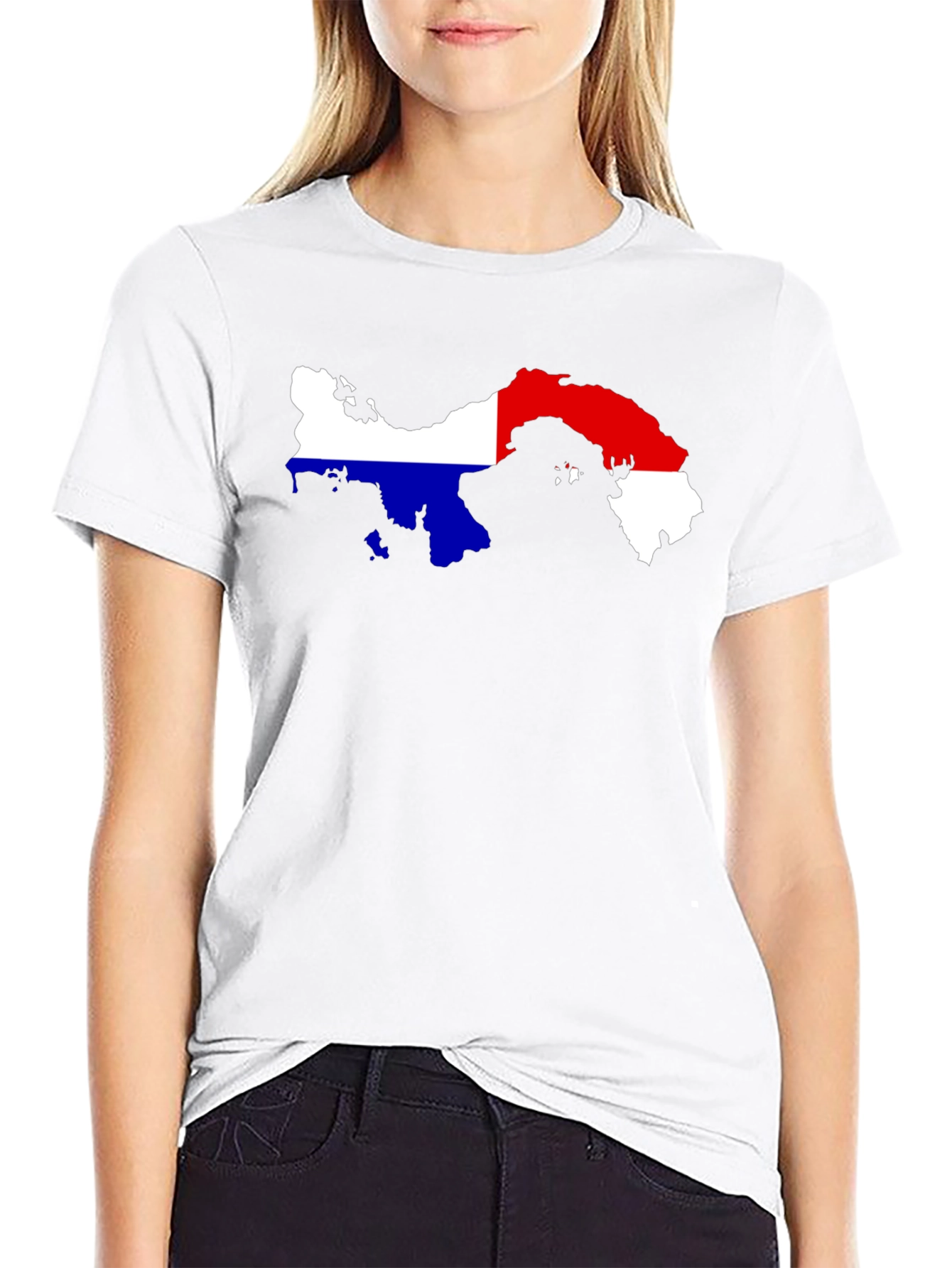 Panama Flag Map T-Shirt