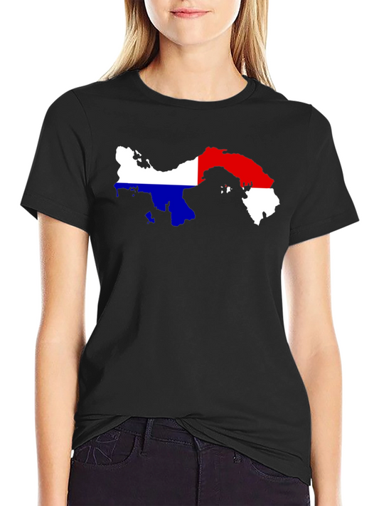 Panama Flag Map T-Shirt