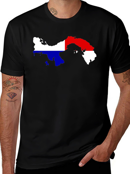 Panama Flag Map T-Shirt