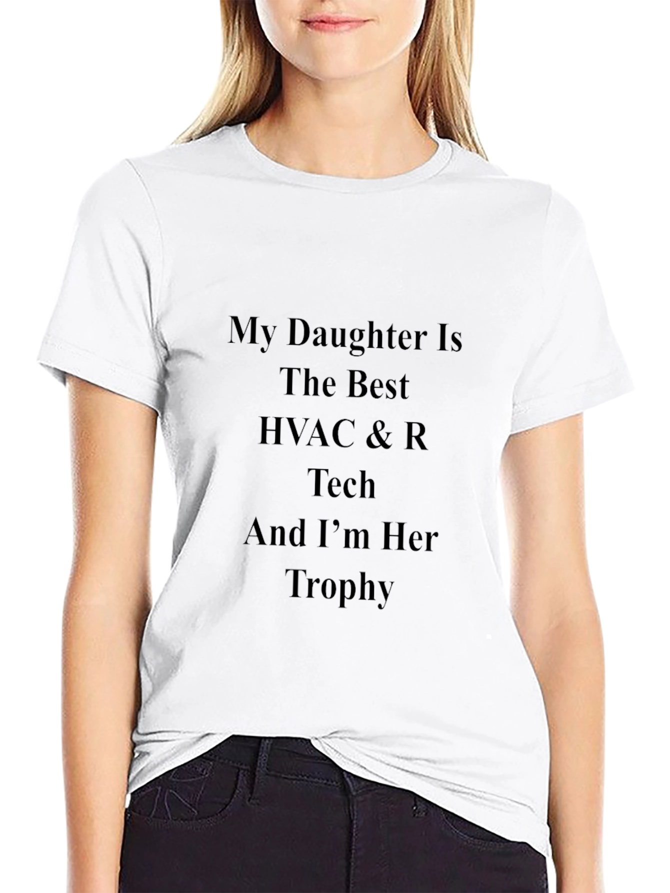 HVAC Tech Dad T-Shirt - Proud Trophy Father Tee