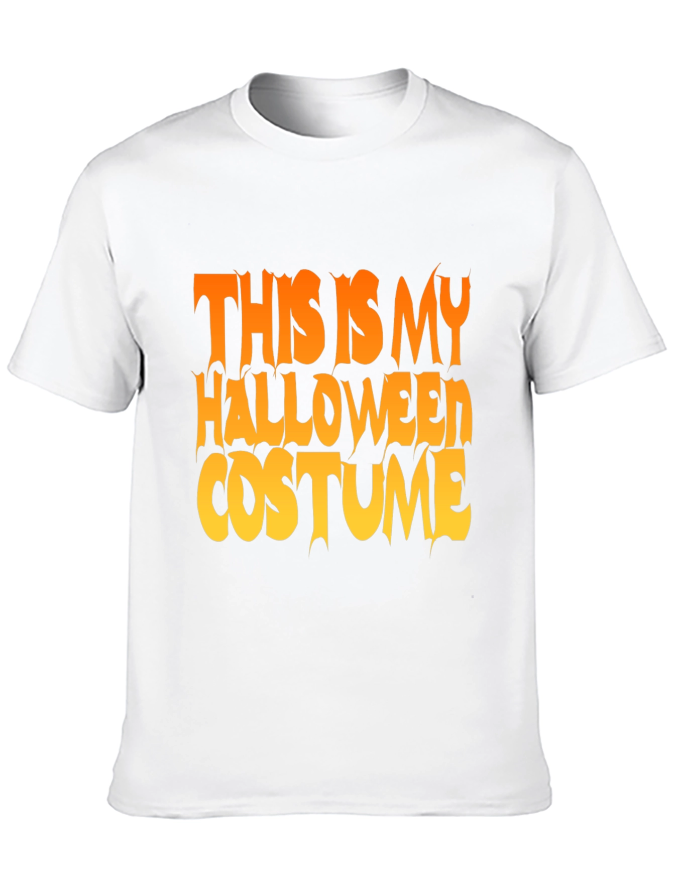 Halloween Costume Graphic Tee - Black