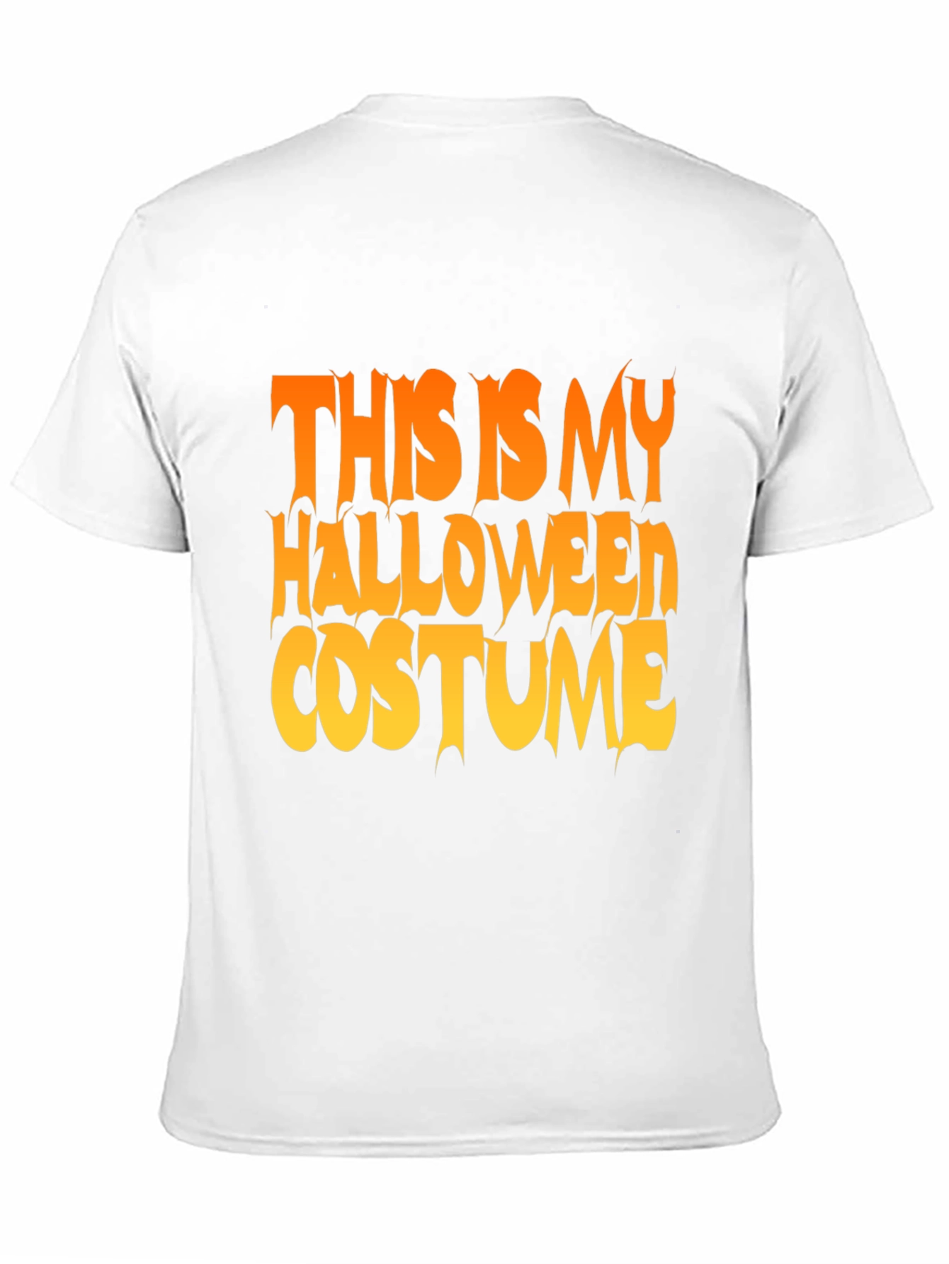Halloween Costume Graphic Tee - Black