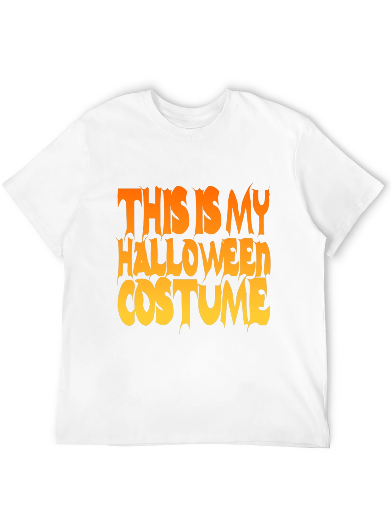 Halloween Costume Graphic Tee - Black