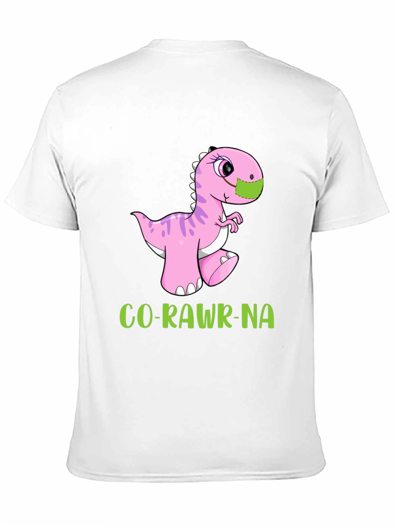 Co-Rawr-Na T-Shirt - Dinosaur in Mask Tee