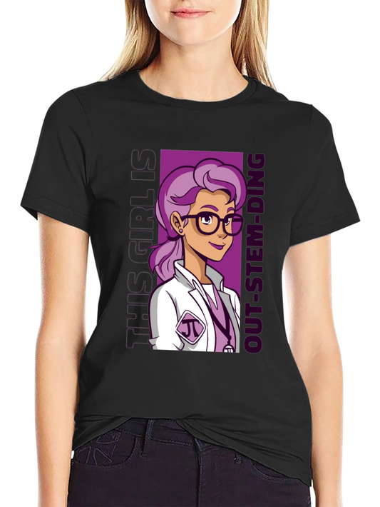 STEM Girl T-Shirt - Science & Tech Design