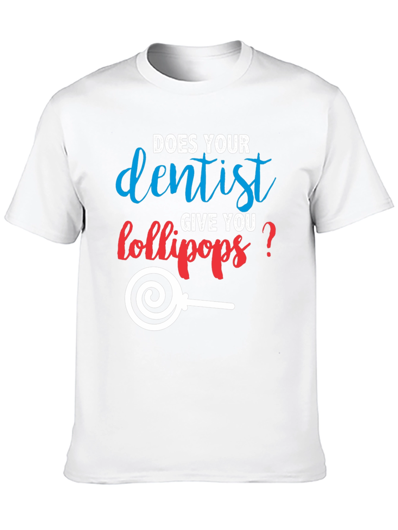 Dentist Lollipop Graphic T-Shirt Funny Dental Tee