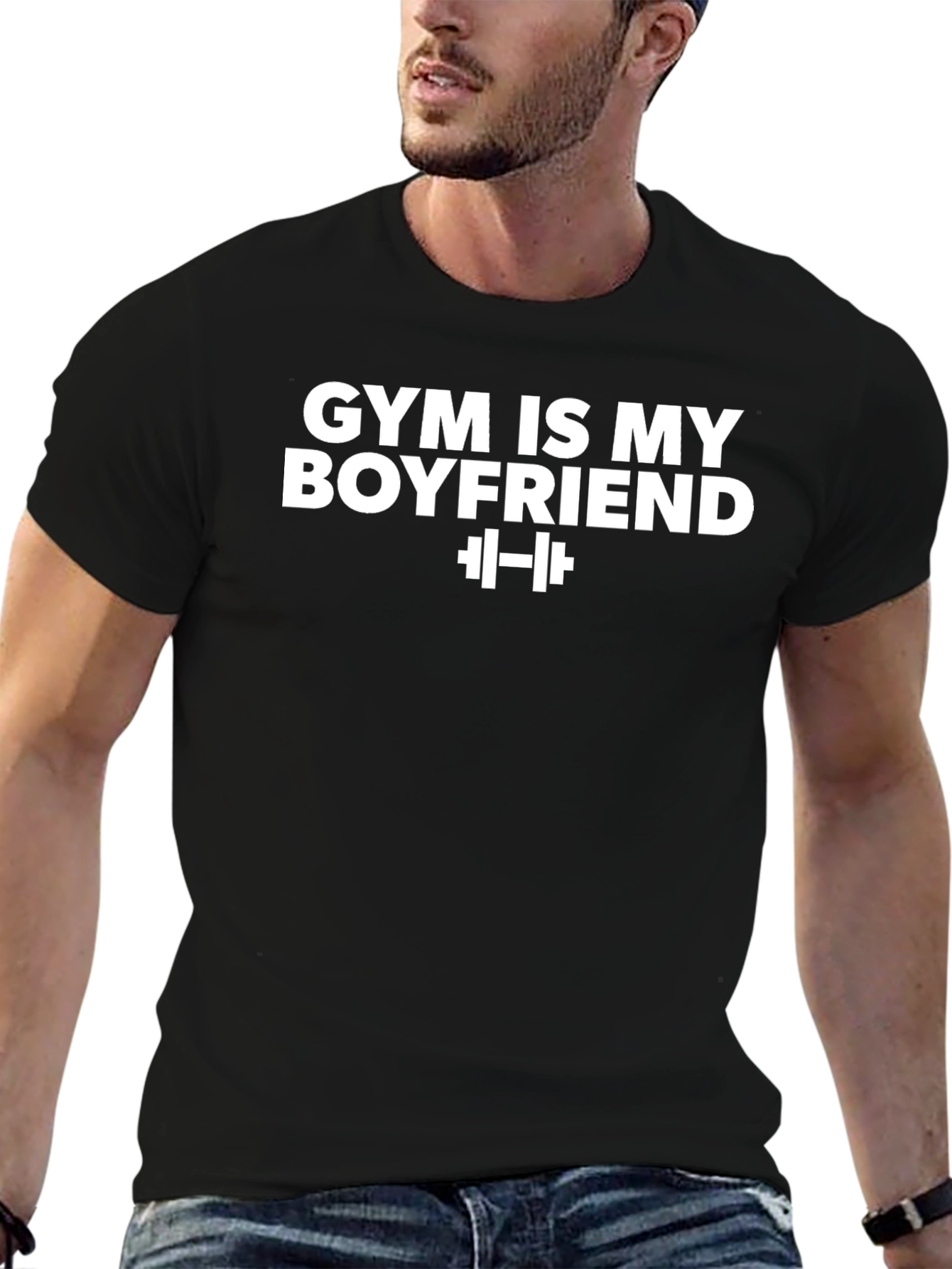 Gym Is My Boyfriend T-Shirt - Fitness Lover Tee