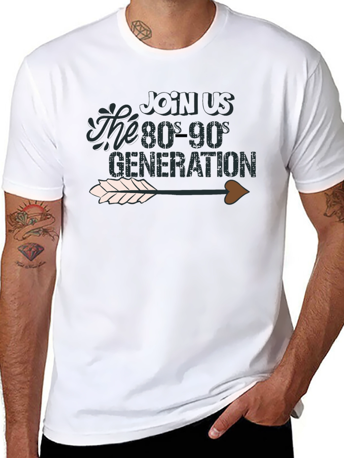80s 90s Generation Arrow T-Shirt