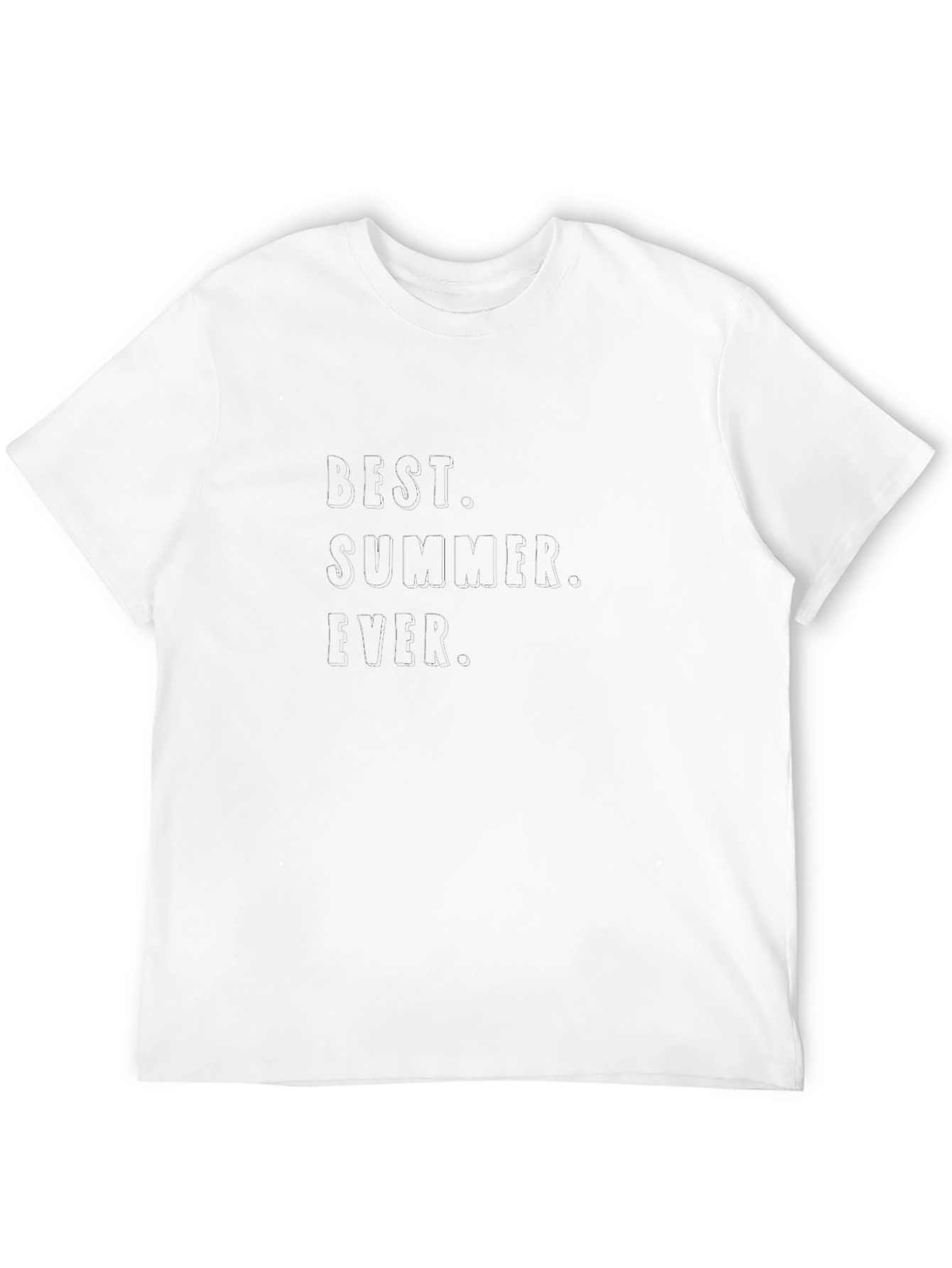 Best Summer Ever Graphic T-Shirt - Stylish Black Tee