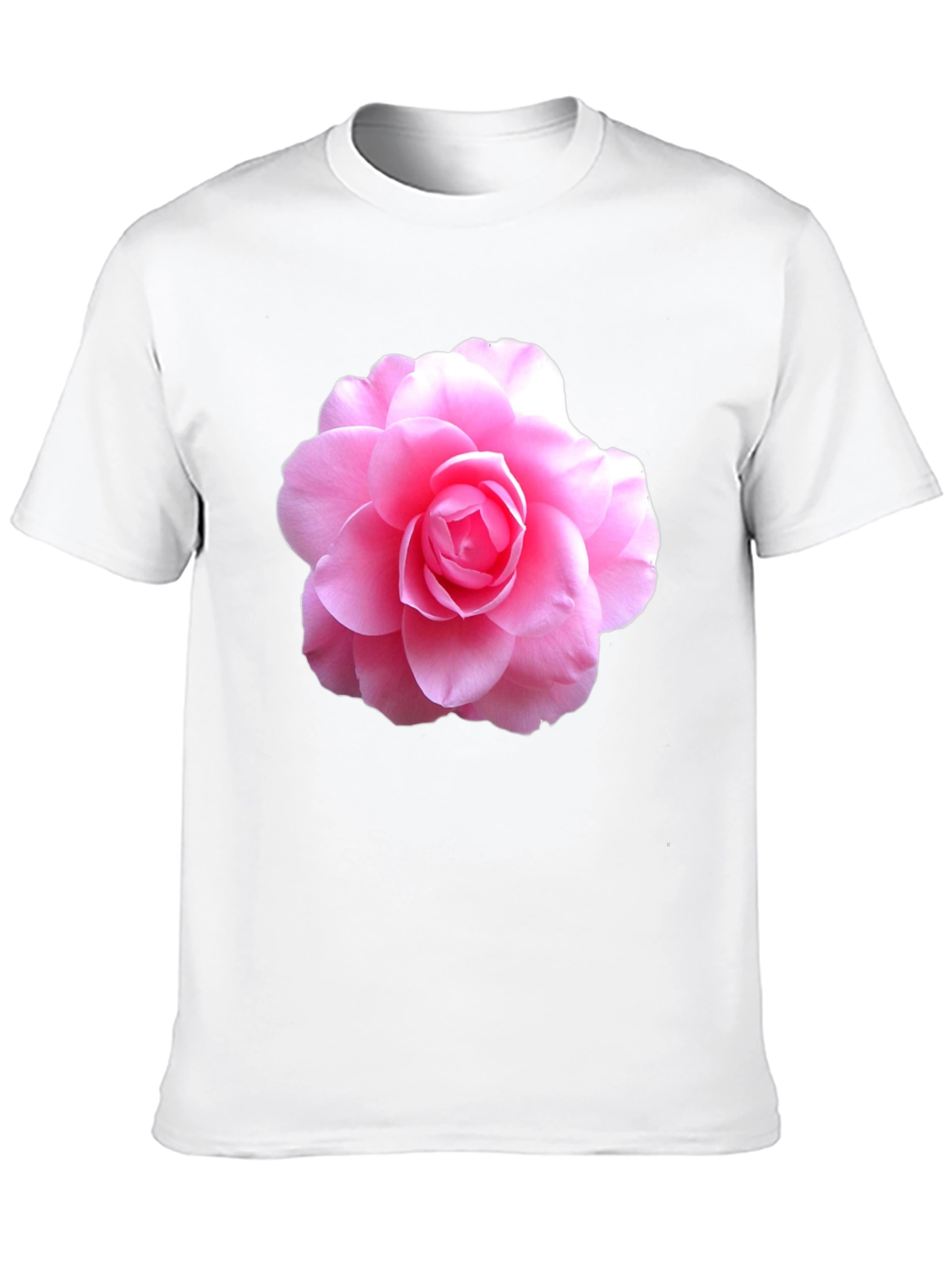 Pink Flower Graphic T-Shirt